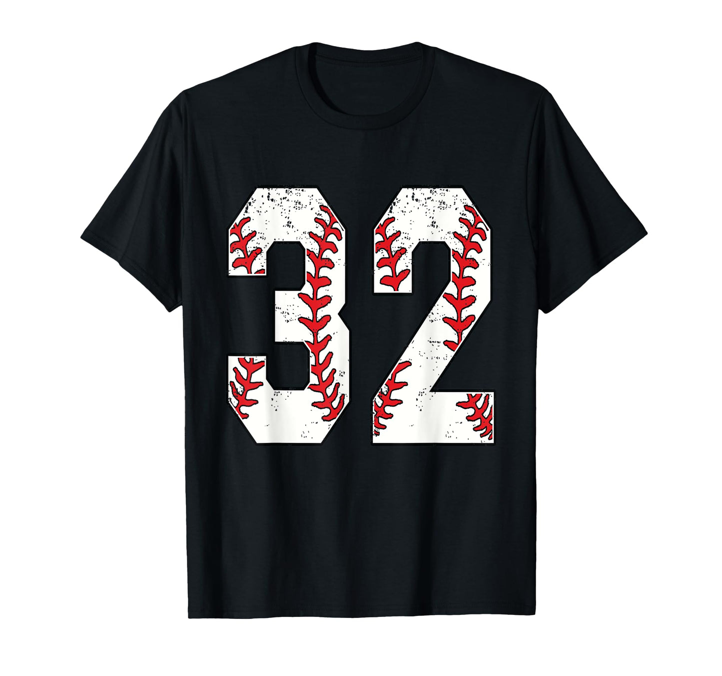 Number 32 Baseball 32 Jersey Number T-Shirt - Trendy Graphic Men Women - T-Shirt, Sweatshirt, Hoodie