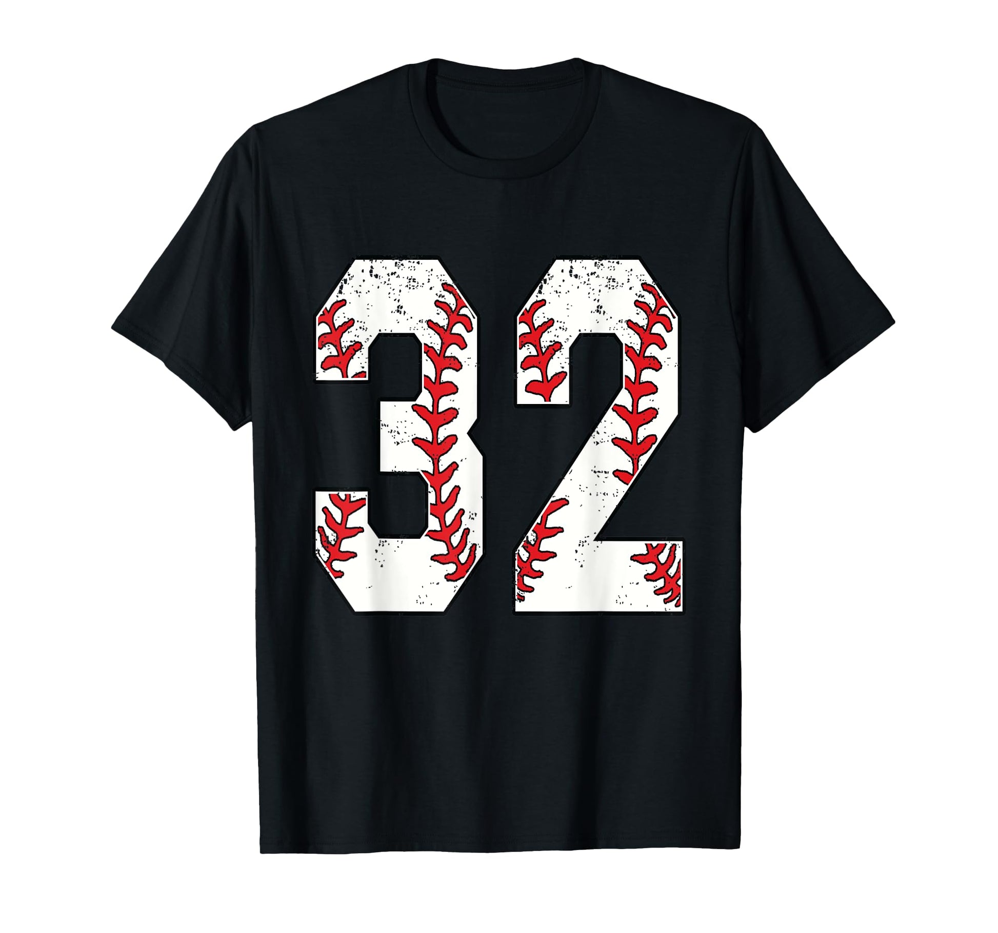 Number 32 Baseball 32 Jersey Number T-Shirt - Trendy Graphic Men Women - T-Shirt, Sweatshirt, Hoodie