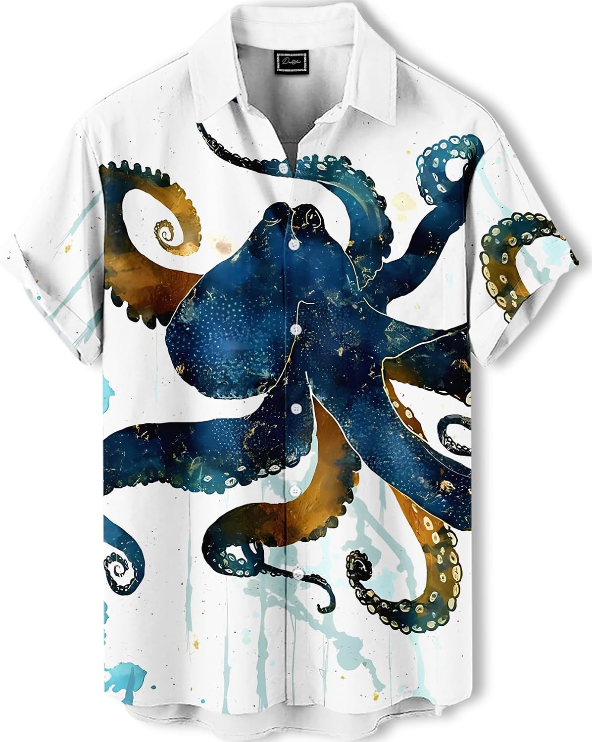 Men's Hawaiian Artistic Funny Animal Print, Short - Adult & Kids T-Shirts, Sweatshirts & Hoodies apparel design preview 1