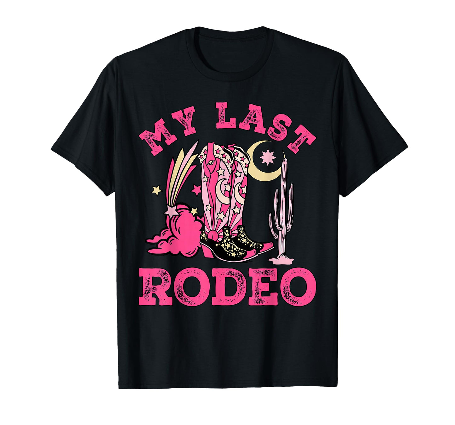 My Last Rodeo Bride Squad Bridal T-Shirt - Aesthetic Graphic for Adults - T-Shirt, Sweatshirt, Hoodie