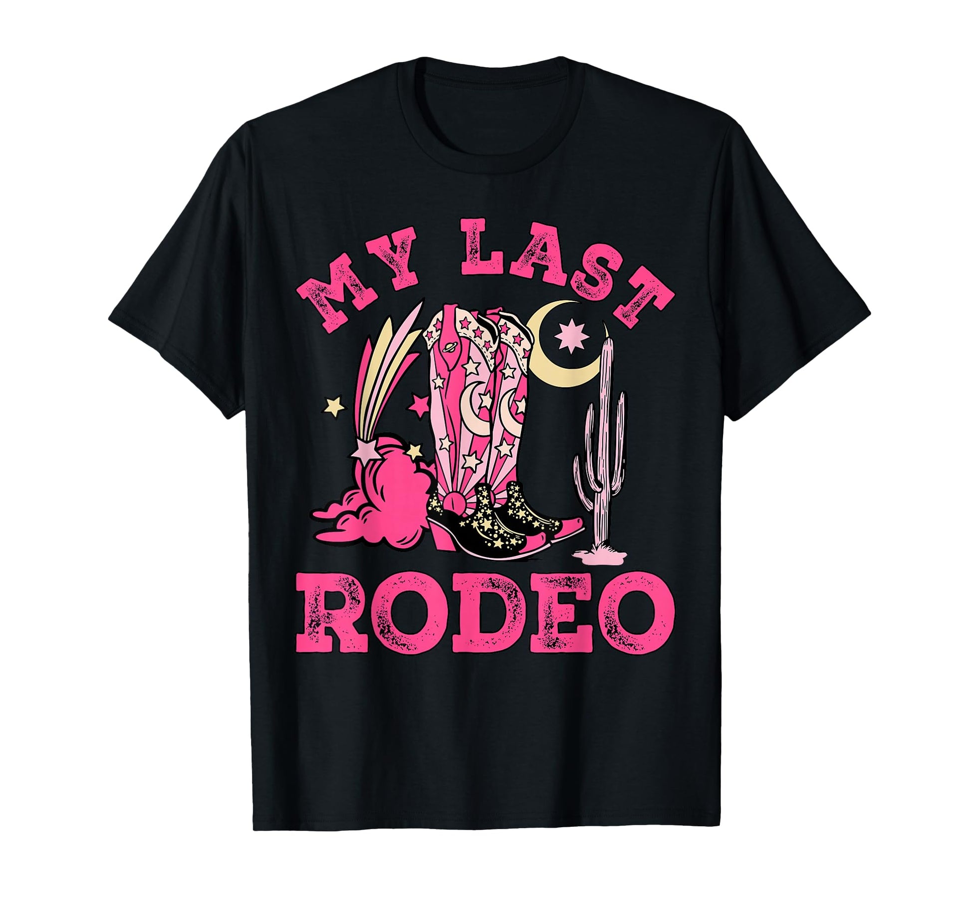 My Last Rodeo Bride Squad Bridal T-Shirt - Aesthetic Graphic for Adults - T-Shirt, Sweatshirt, Hoodie