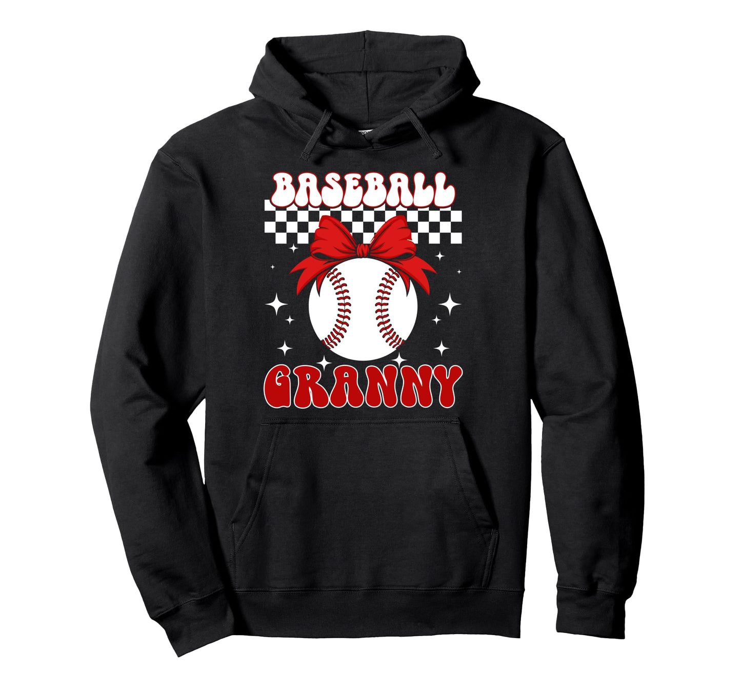 Baseball Granny Coquette Granny Hoodie - Streetwear Style Men Women - T-Shirt, Sweatshirt, Hoodie