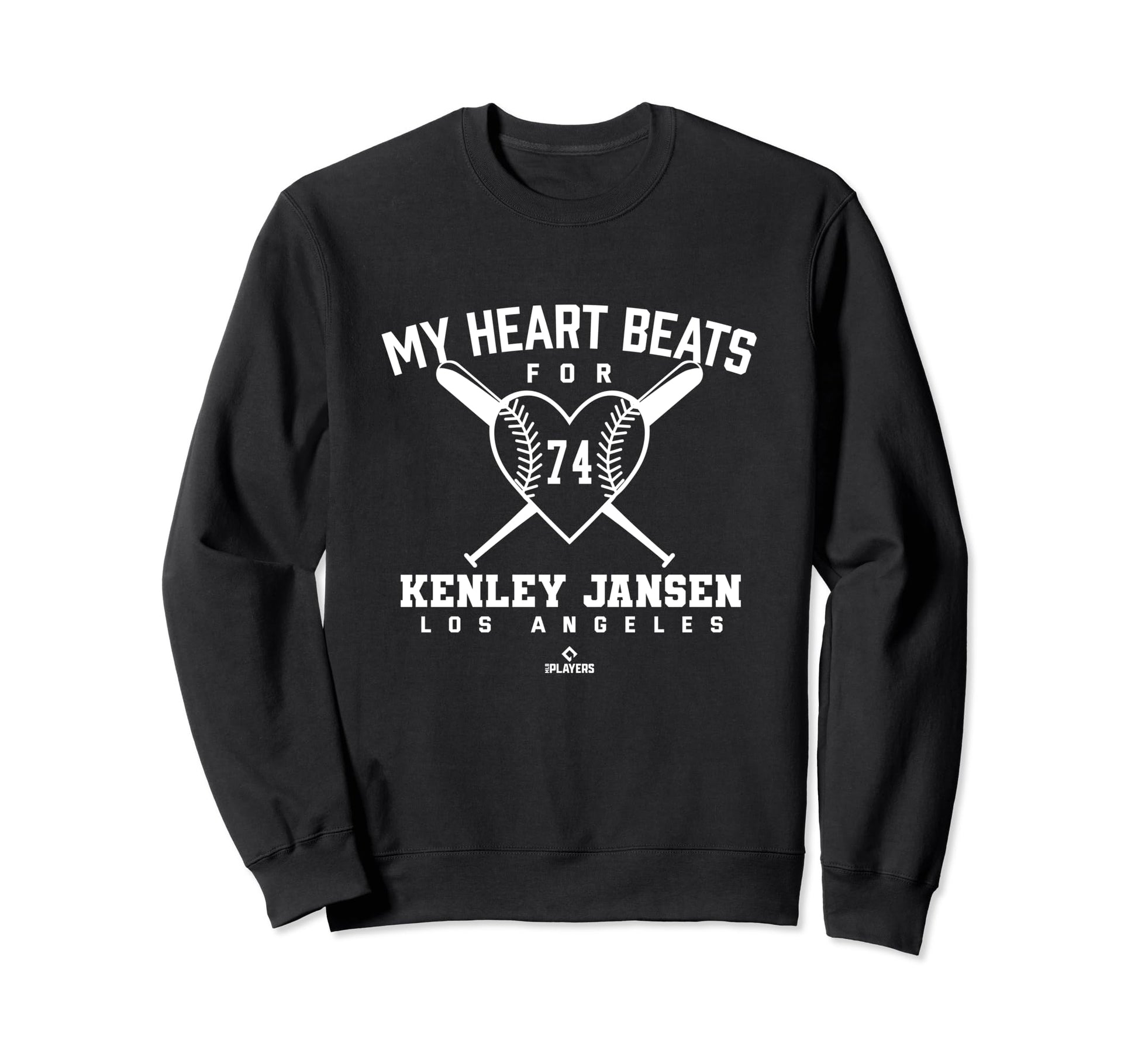 My Heart Beats Kenley Jansen Sweatshirt - Minimalist Print Men Women - T-Shirt, Sweatshirt, Hoodie