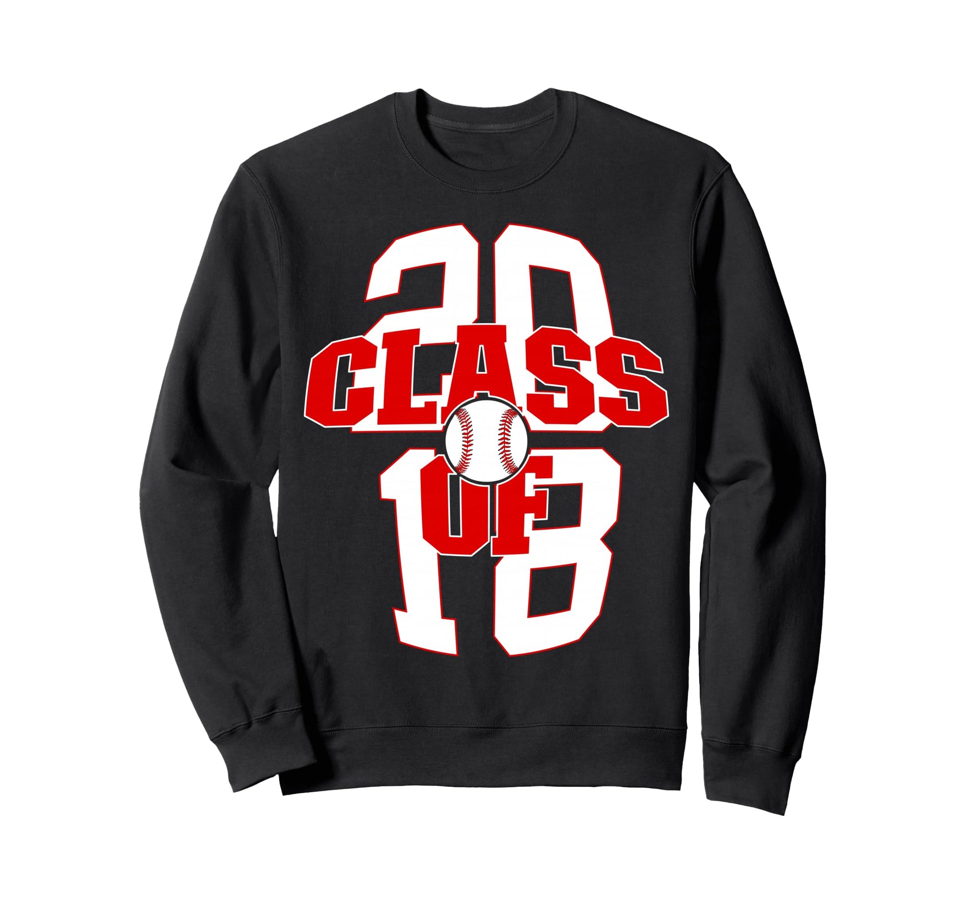 8 Years Class 2018 Baseball 8Th Sweatshirt - Custom Art Print Men Women - T-Shirt, Sweatshirt, Hoodie