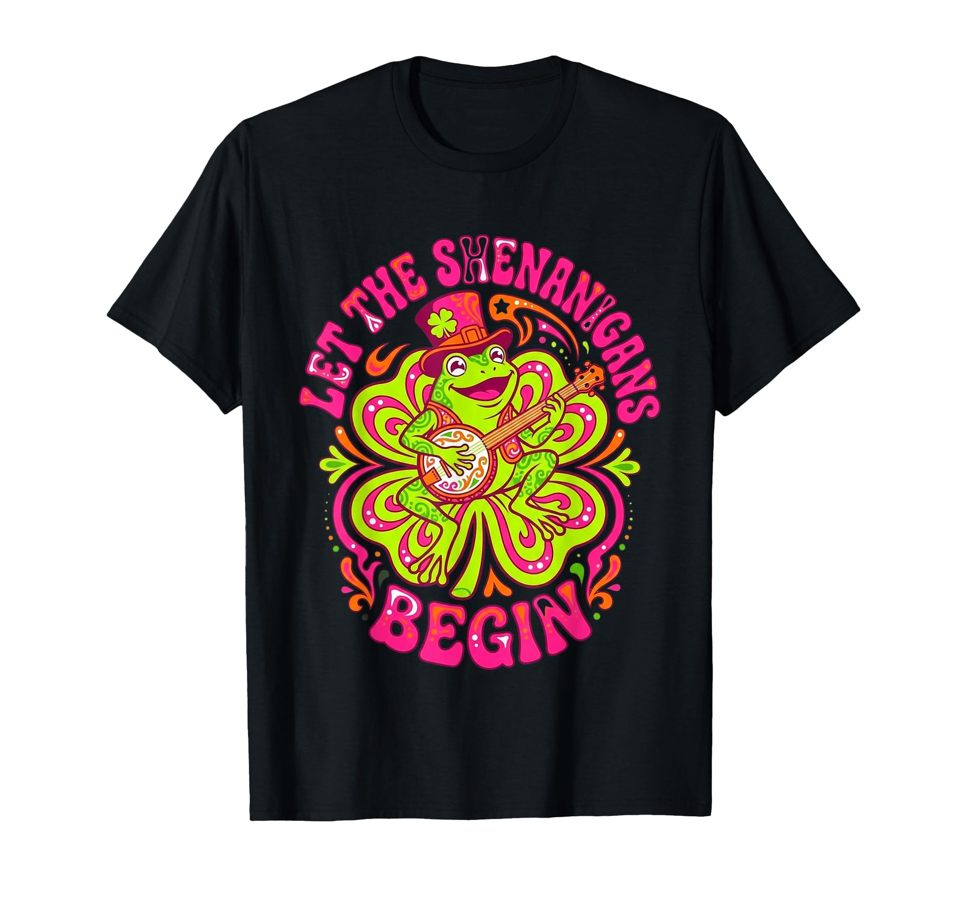Let Shenanigans Begin Psychedelic T-Shirt - Aesthetic Graphic for Adults - T-Shirt, Sweatshirt, Hoodie