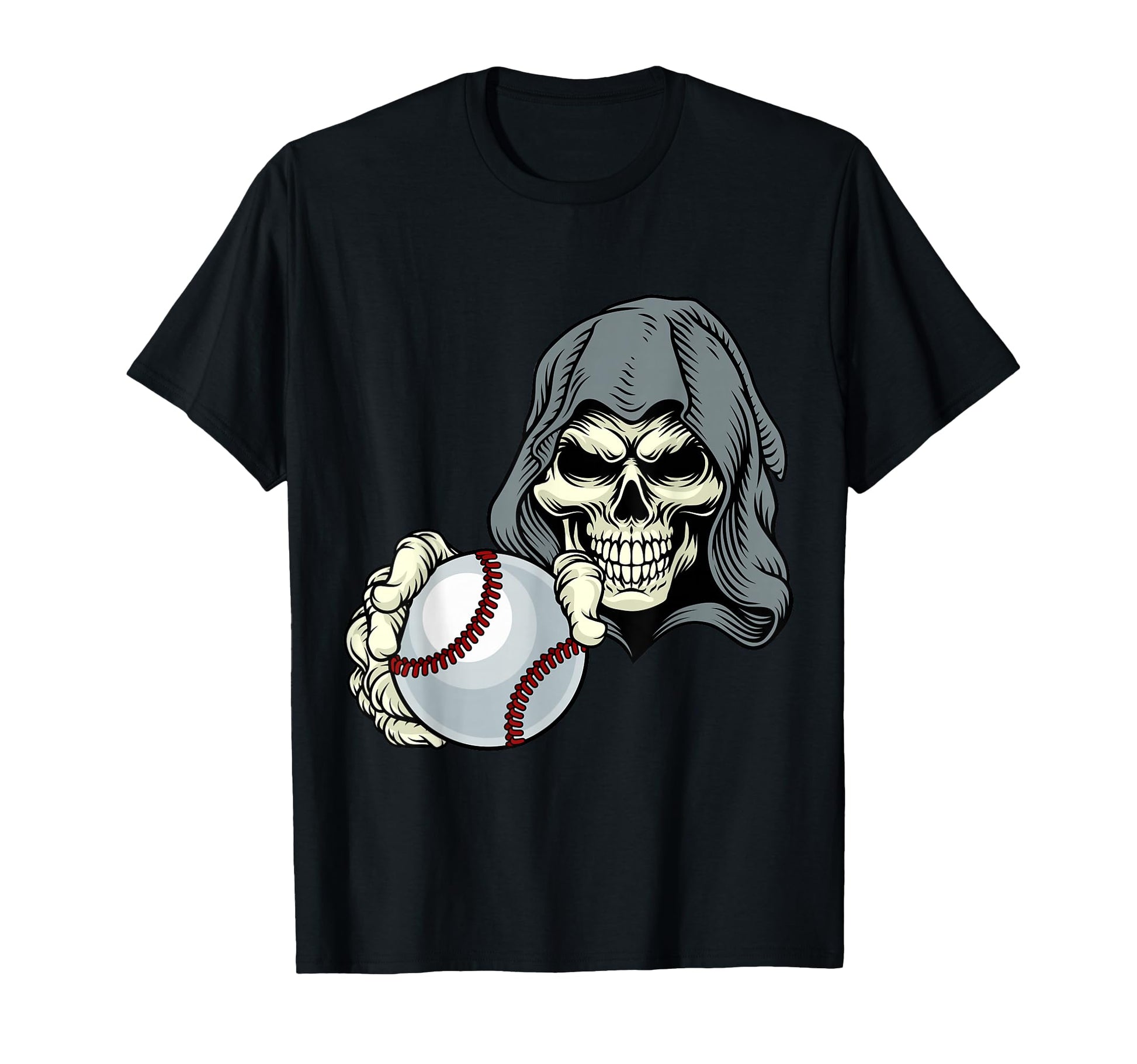 Grim Reaper Death Skeleton Skull T-Shirt - Casual Everyday Wear Unisex - T-Shirt, Sweatshirt, Hoodie