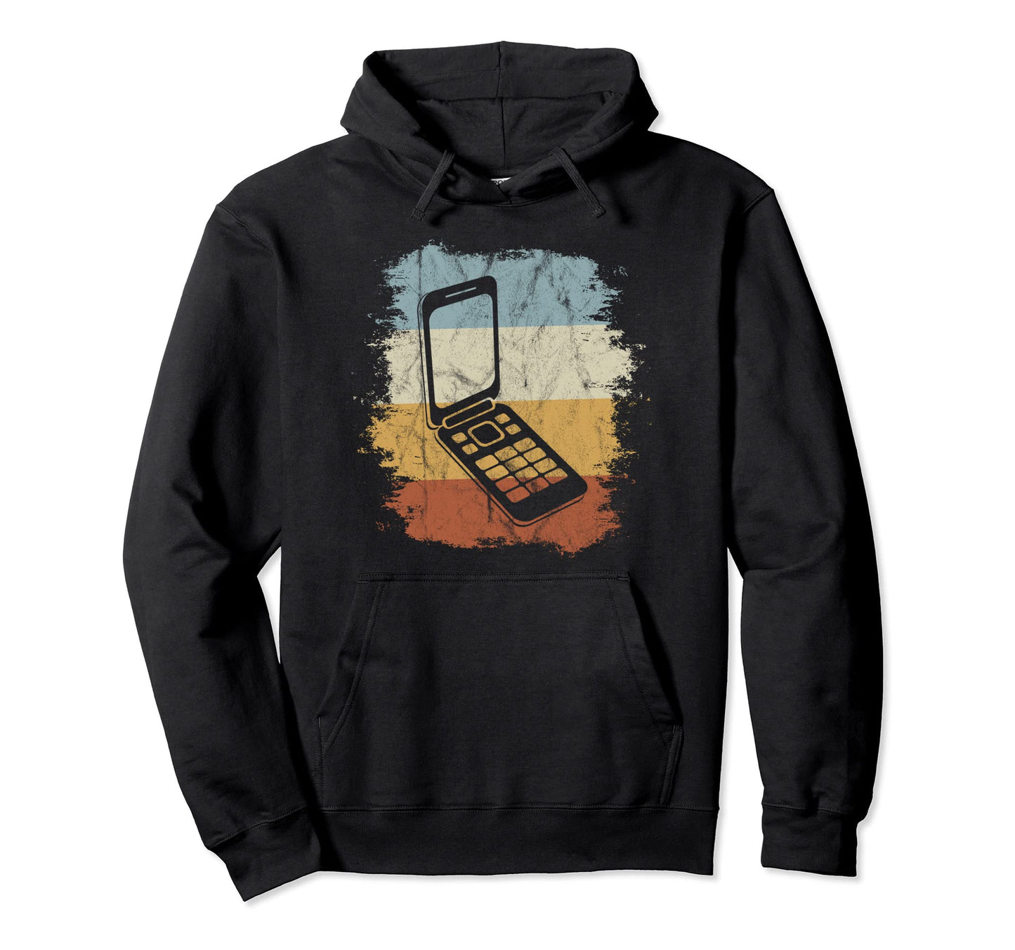 Oldschool Flip Phone Aesthetics Y2K Fun Hoodie - Trendy Graphic for Adults - T-Shirt, Sweatshirt, Hoodie