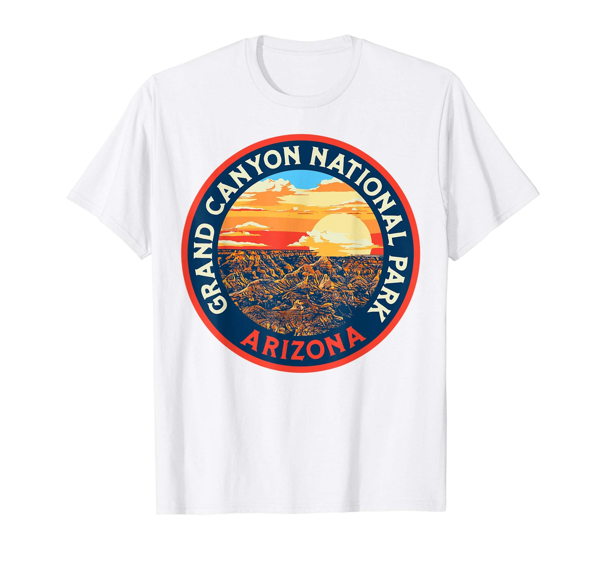 Grand Canyon National Park 80S T-Shirt - Minimalist Print for Adults - T-Shirt, Sweatshirt, Hoodie