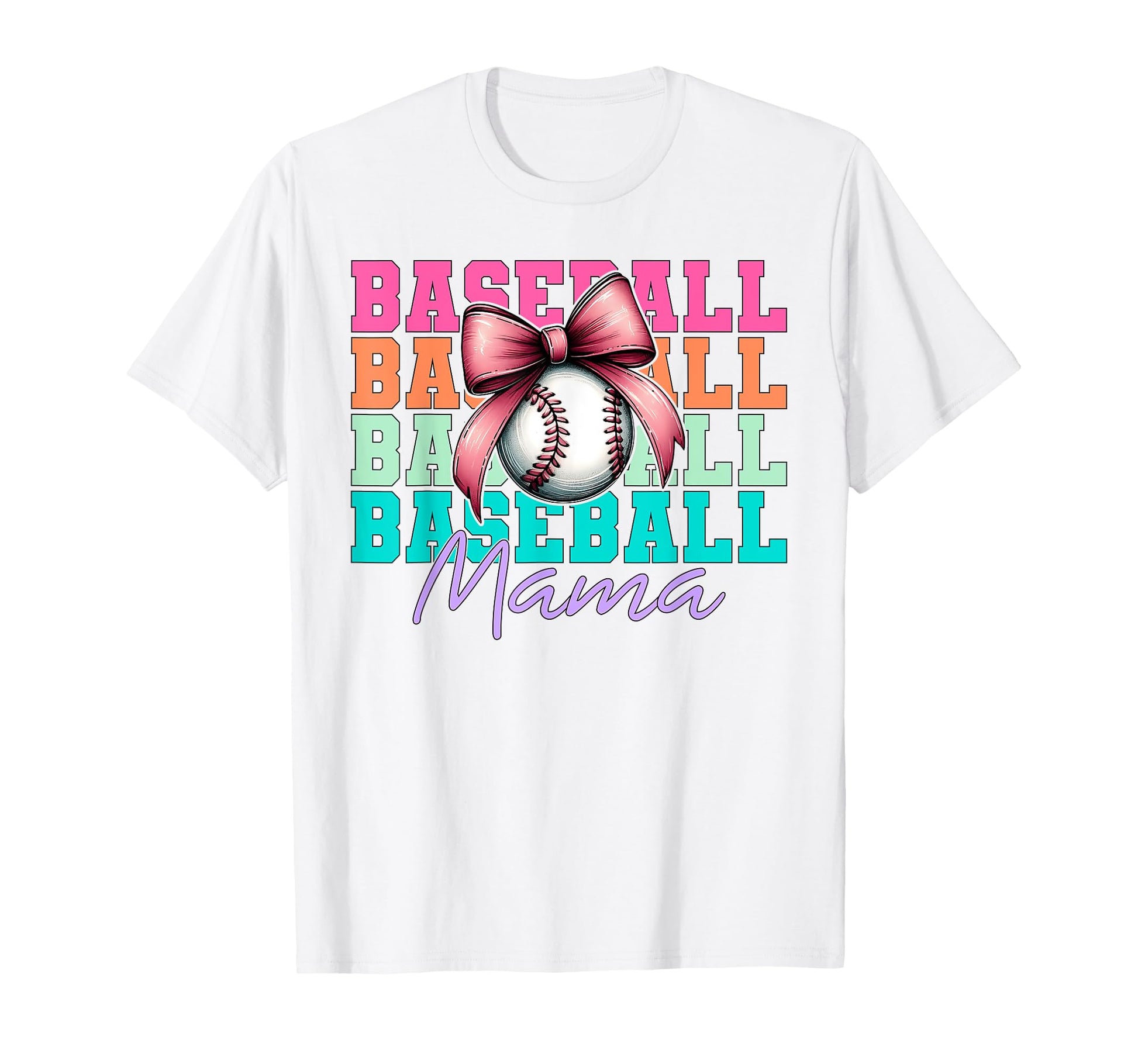 Baseball Mama Baseball Mom Mothers T-Shirt - Minimalist Print for Adults - T-Shirt, Sweatshirt, Hoodie