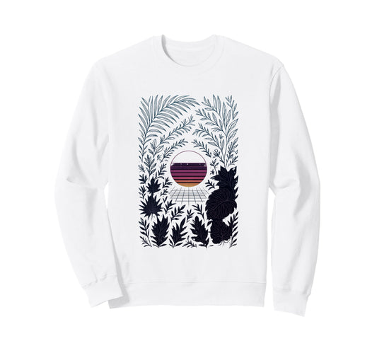 80S Synthwave Sweatshirt - Casual Everyday Wear Unisex - T-Shirt, Sweatshirt, Hoodie