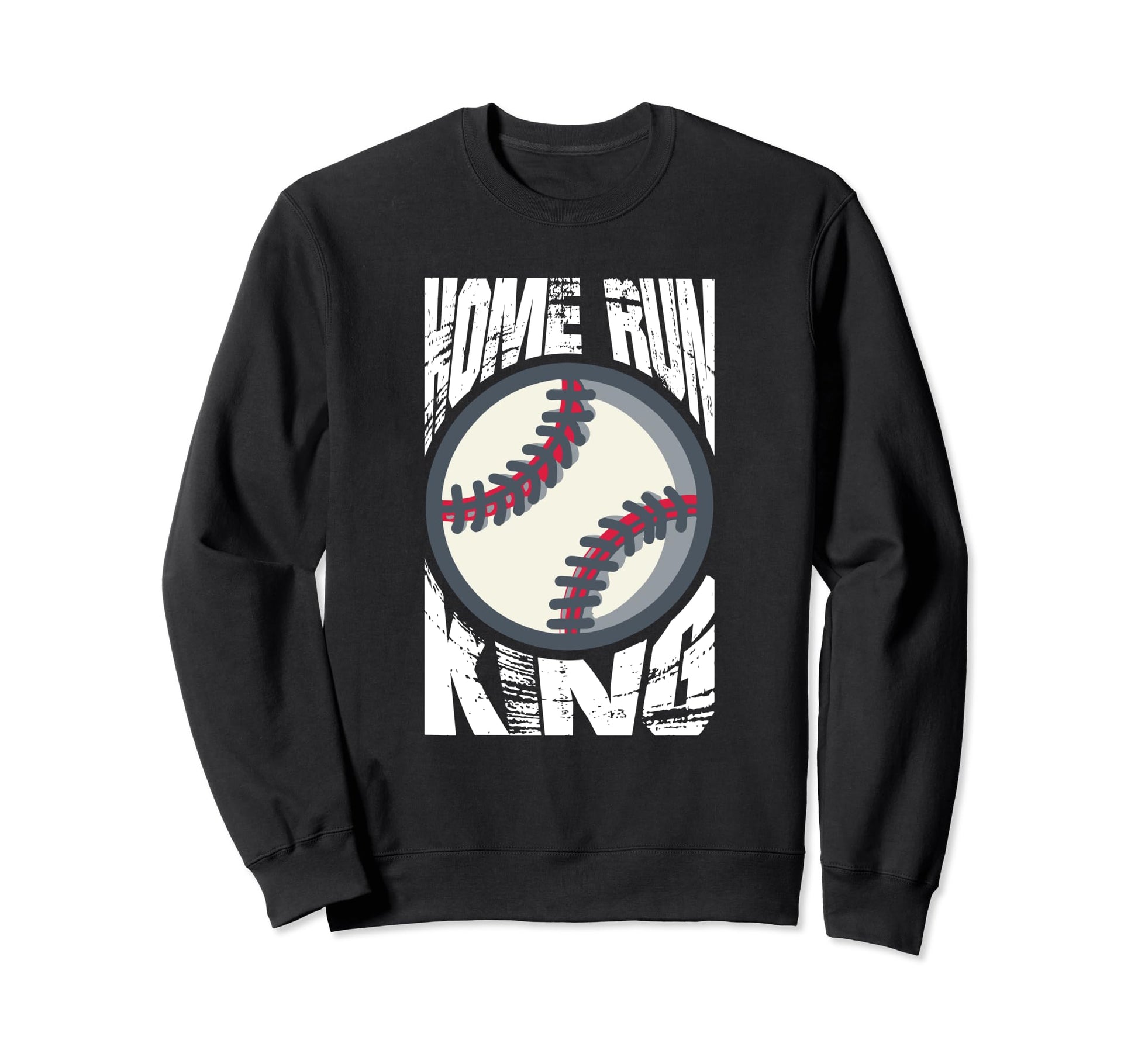 Baseball Home Run King Sports Sweatshirt - Unique Graphic for Adults - T-Shirt, Sweatshirt, Hoodie