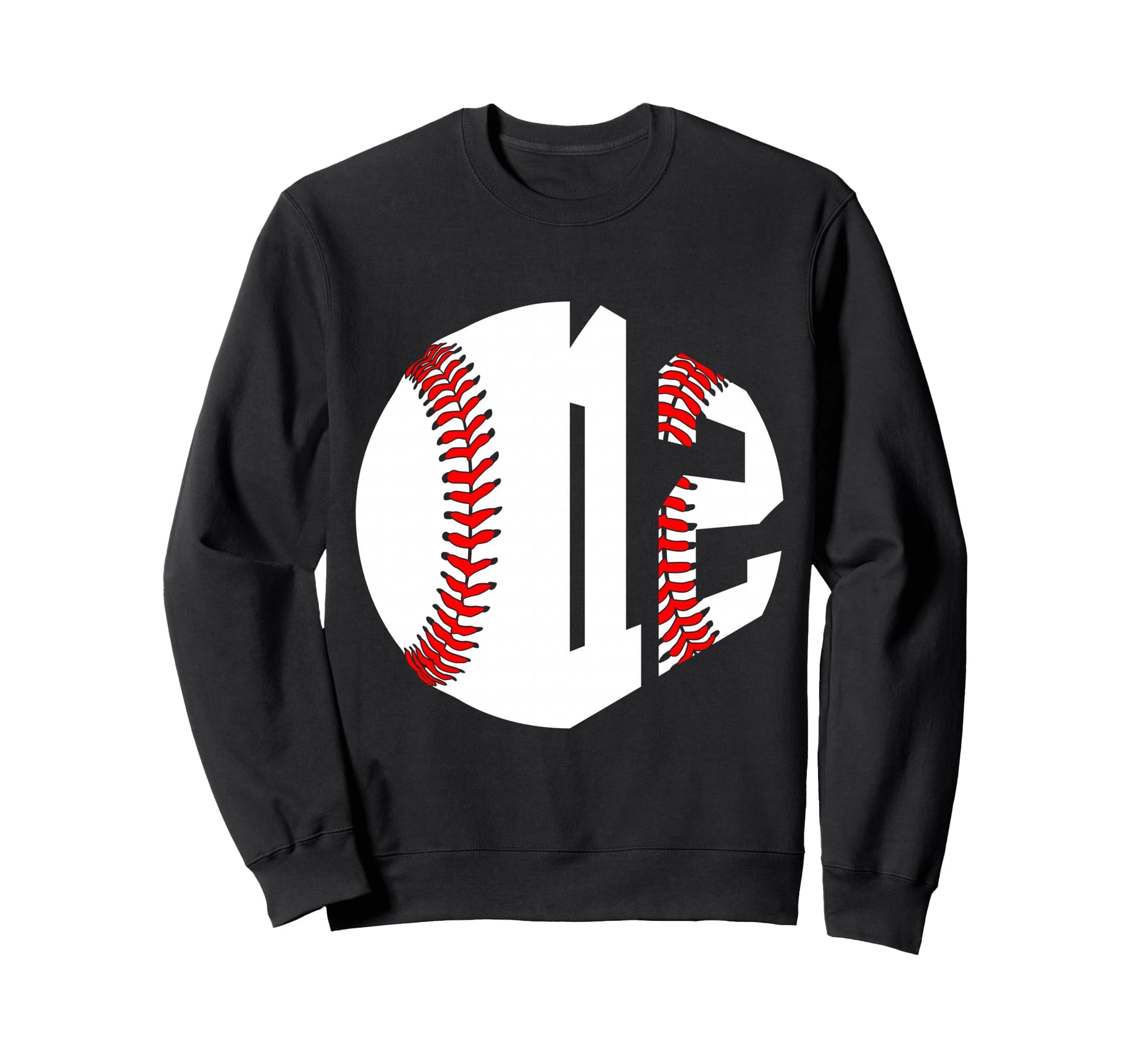 Number 12 Years Baseball 12Th Sweatshirt - Aesthetic Graphic Men Women - T-Shirt, Sweatshirt, Hoodie