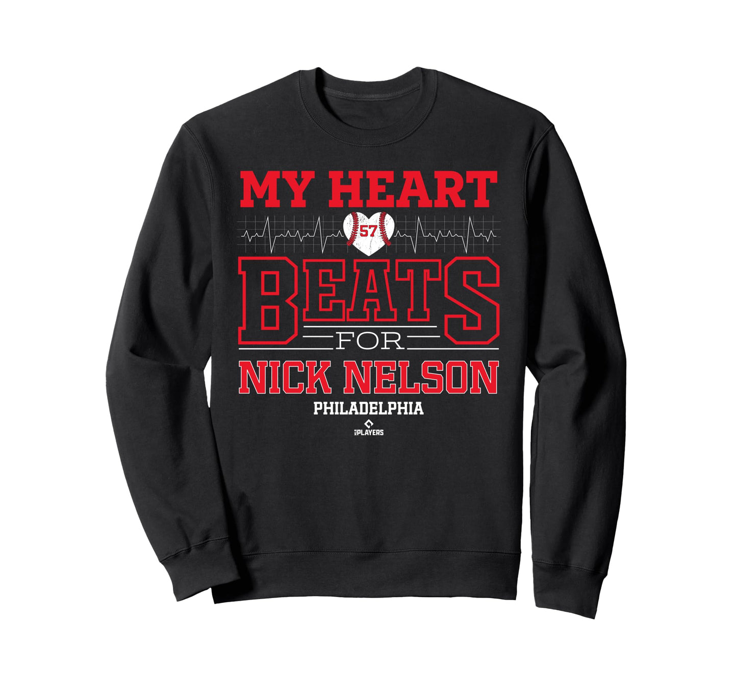 My Heart Beats Nick Nelson Sweatshirt - Graphic Print for Adults - T-Shirt, Sweatshirt, Hoodie