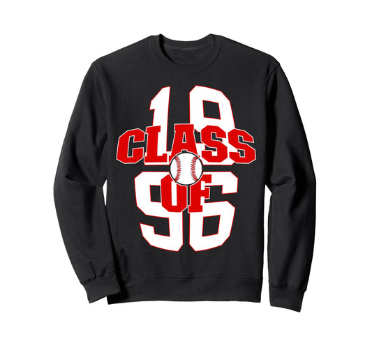 30 Years Class 1996 Baseball 30Th Sweatshirt - Aesthetic Graphic Unisex - T-Shirt, Sweatshirt, Hoodie
