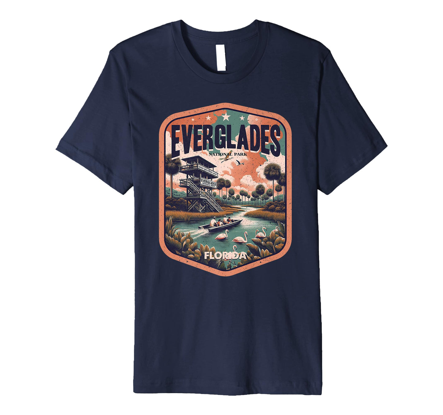 Everglades National Park Florida T-Shirt - Minimalist Print Men Women - T-Shirt, Sweatshirt, Hoodie