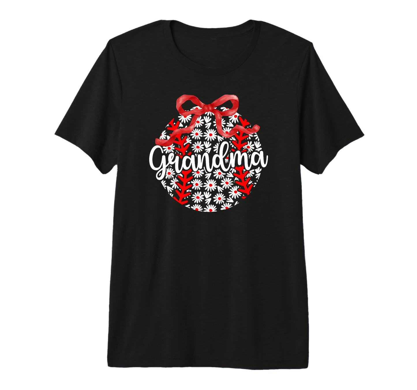 Grandma Bow Baseball Grandma Baseball T-Shirt - Trendy Graphic Men Women - T-Shirt, Sweatshirt, Hoodie