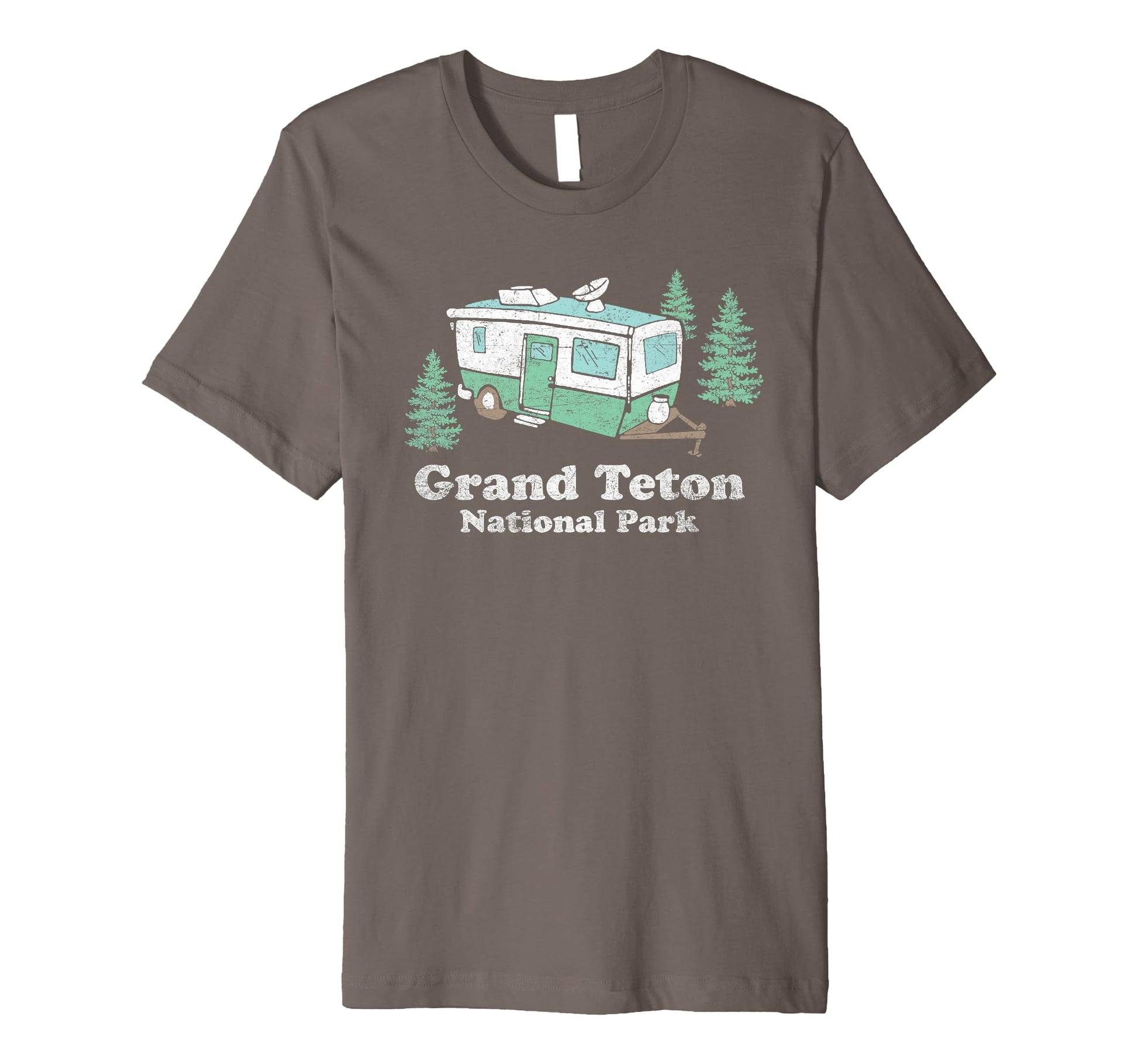 Grand Teton National Park Camper T-Shirt - Trendy Graphic Men Women - T-Shirt, Sweatshirt, Hoodie