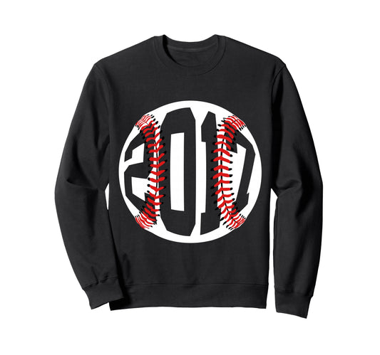 2017 Baseball 9Th Birthday Sweatshirt - Casual Everyday Wear Men Women - T-Shirt, Sweatshirt, Hoodie