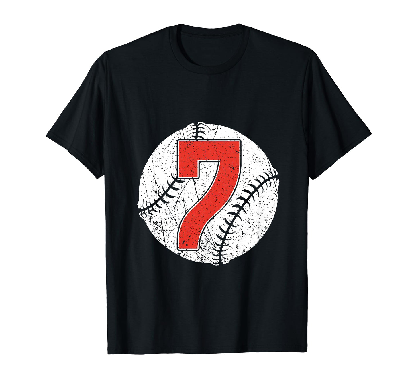 Baseball Birthday 7Th Birthday Party T-Shirt - Unique Graphic for Adults - T-Shirt, Sweatshirt, Hoodie