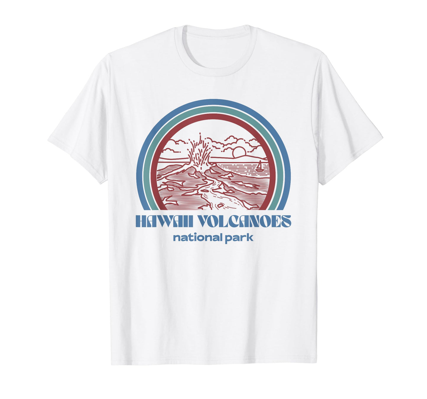 Hawaii Volcanoes National Park Outdoor T-Shirt - Novelty Apparel Men Women - T-Shirt, Sweatshirt, Hoodie