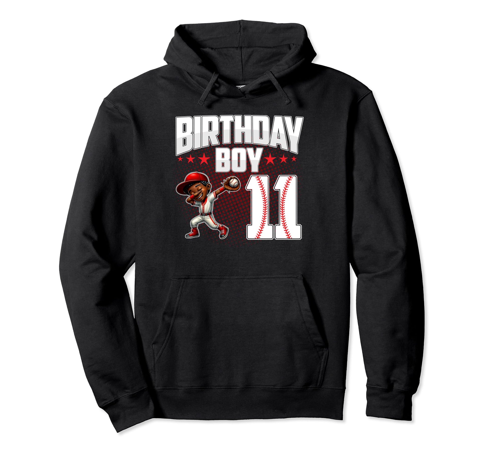 11Th Birthday Baseball Dabbing 11 Year Hoodie - Unique Graphic for Adults - T-Shirt, Sweatshirt, Hoodie