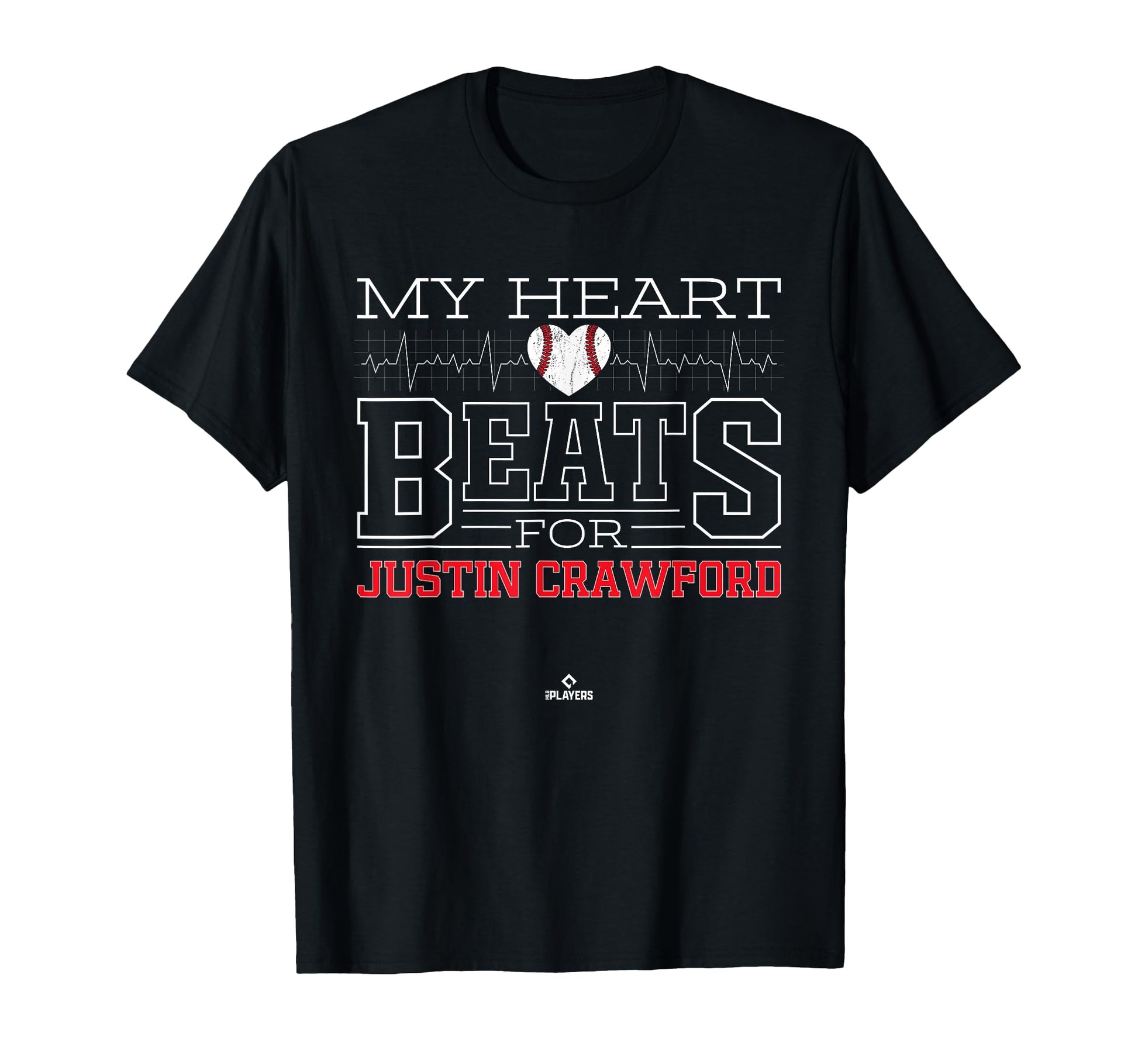 My Heart Beats Justin Crawford T-Shirt - Aesthetic Graphic Men Women - T-Shirt, Sweatshirt, Hoodie