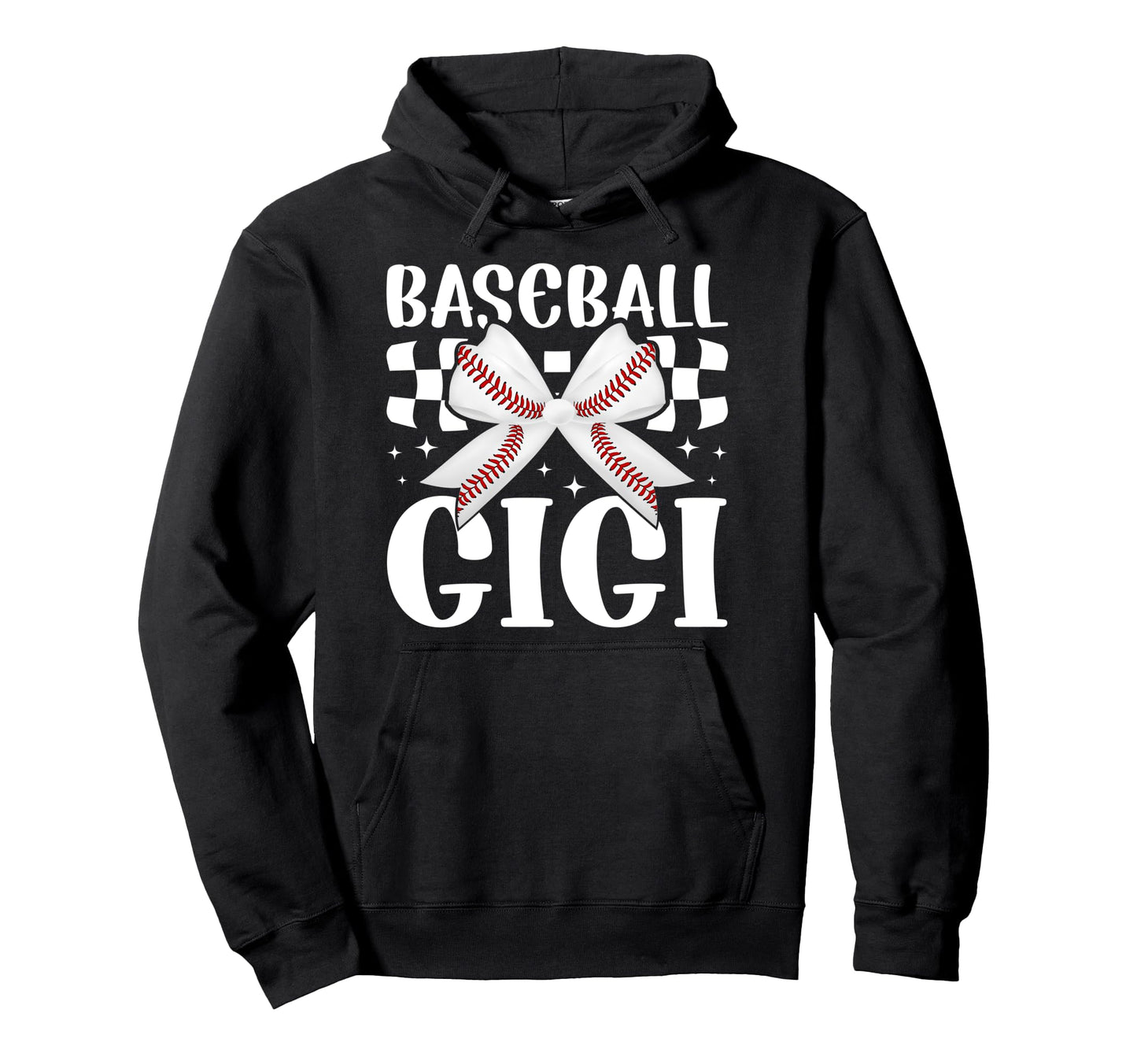 Baseball Gigi Coquette Gigi Baseball Hoodie - Novelty Apparel Unisex - T-Shirt, Sweatshirt, Hoodie