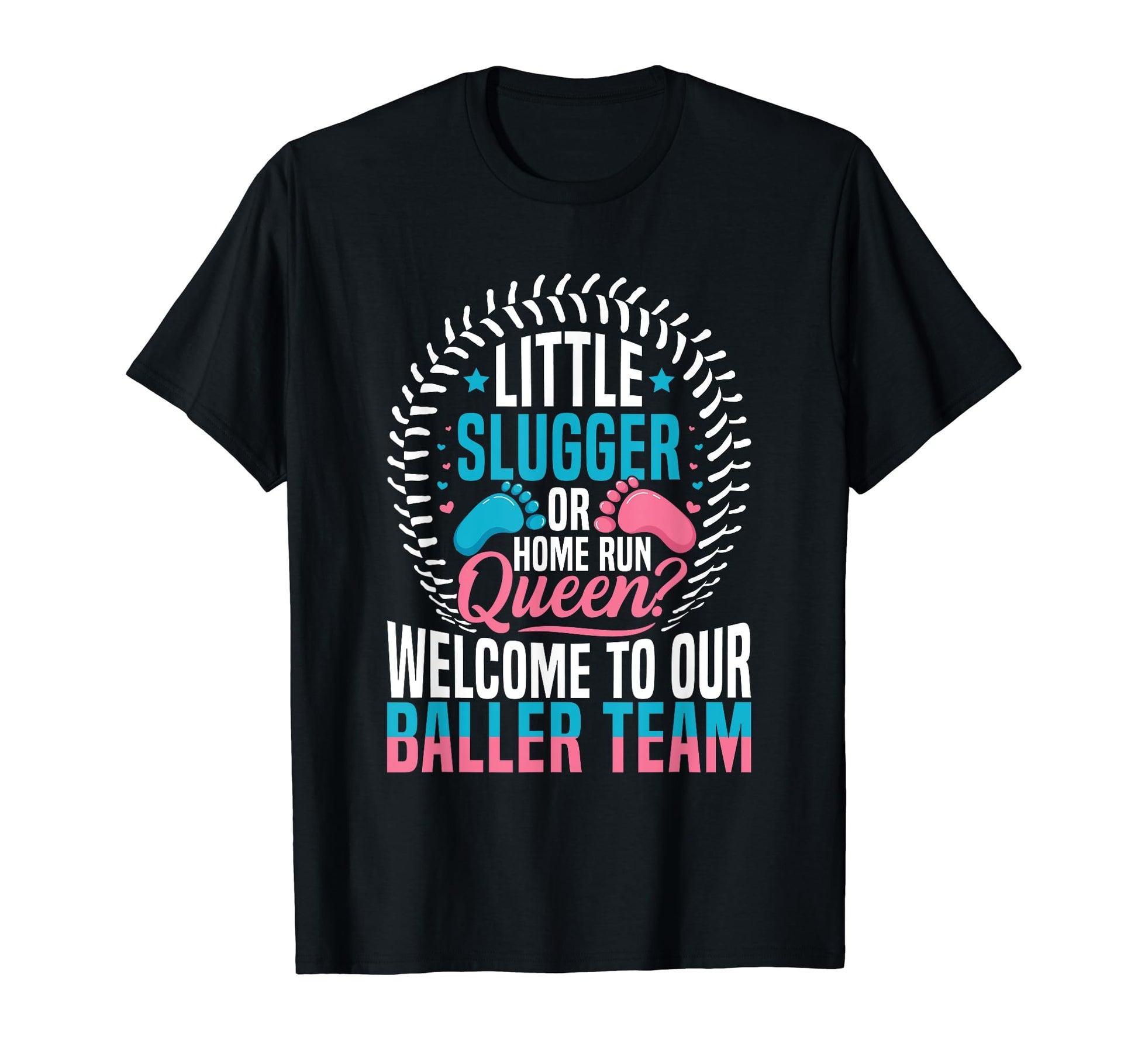Gender Reveal Party Baseball Baseball T-Shirt - Trendy Graphic Unisex - T-Shirt, Sweatshirt, Hoodie