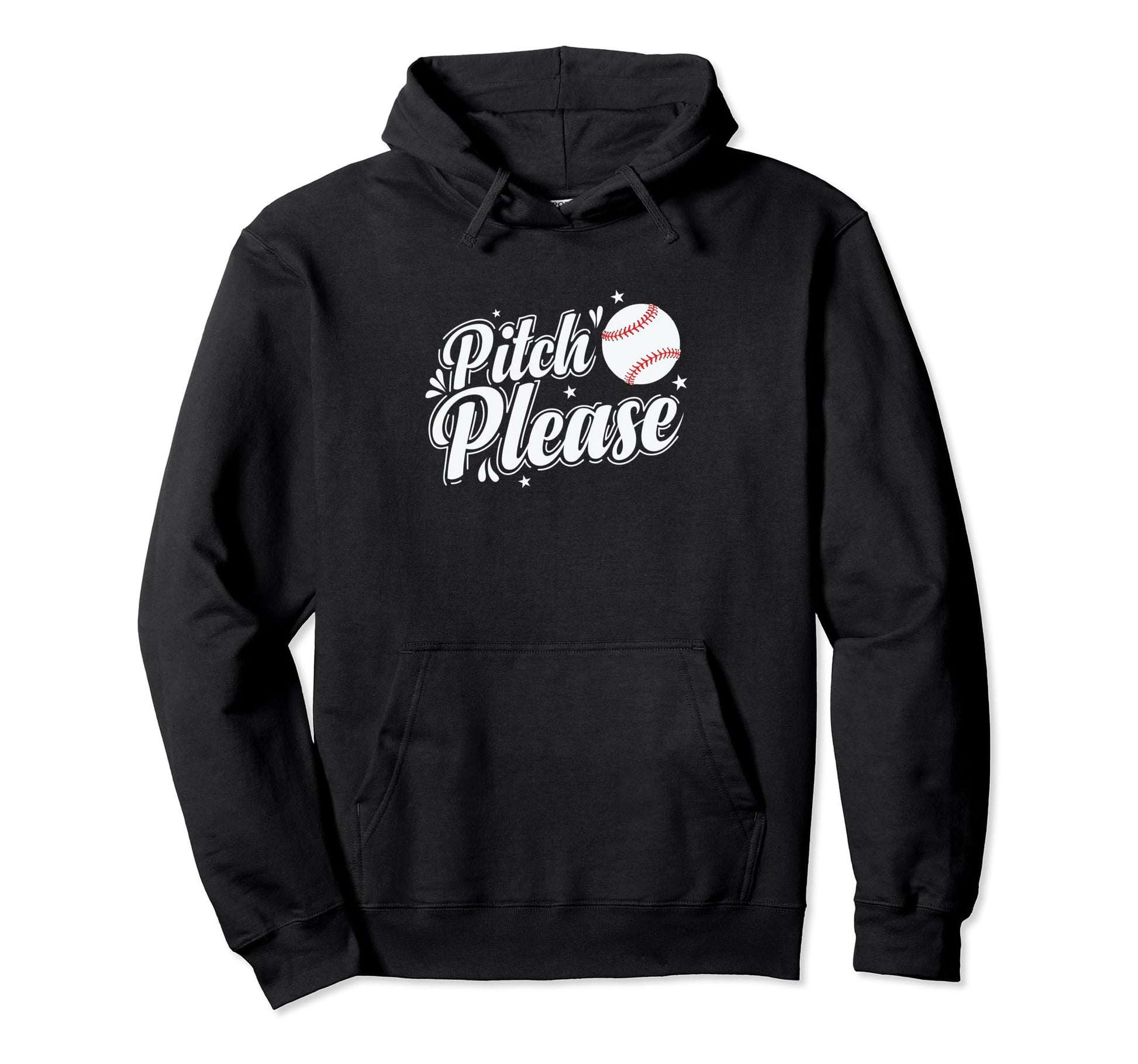 Pitch Please Baseball Team Sports Hoodie - Trendy Graphic Unisex - T-Shirt, Sweatshirt, Hoodie