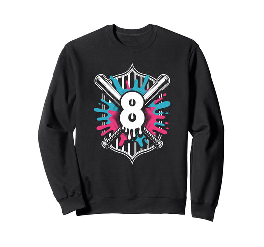 Baseball Birthday Party Theme Sweatshirt - Fun Novelty Design for Adults - T-Shirt, Sweatshirt, Hoodie