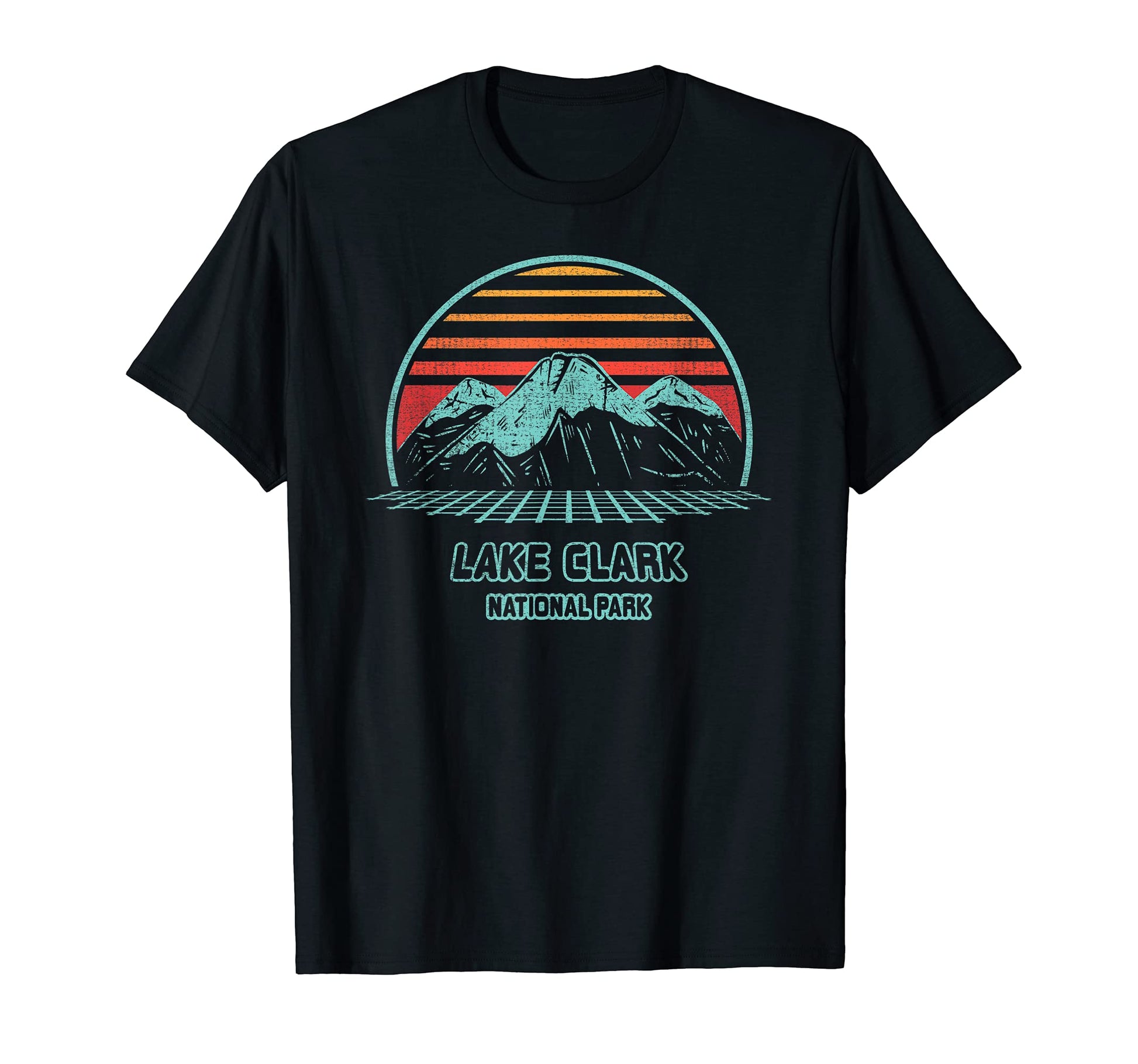 Lake Clark National Park Hiking 80S T-Shirt - Streetwear Style for Adults - T-Shirt, Sweatshirt, Hoodie