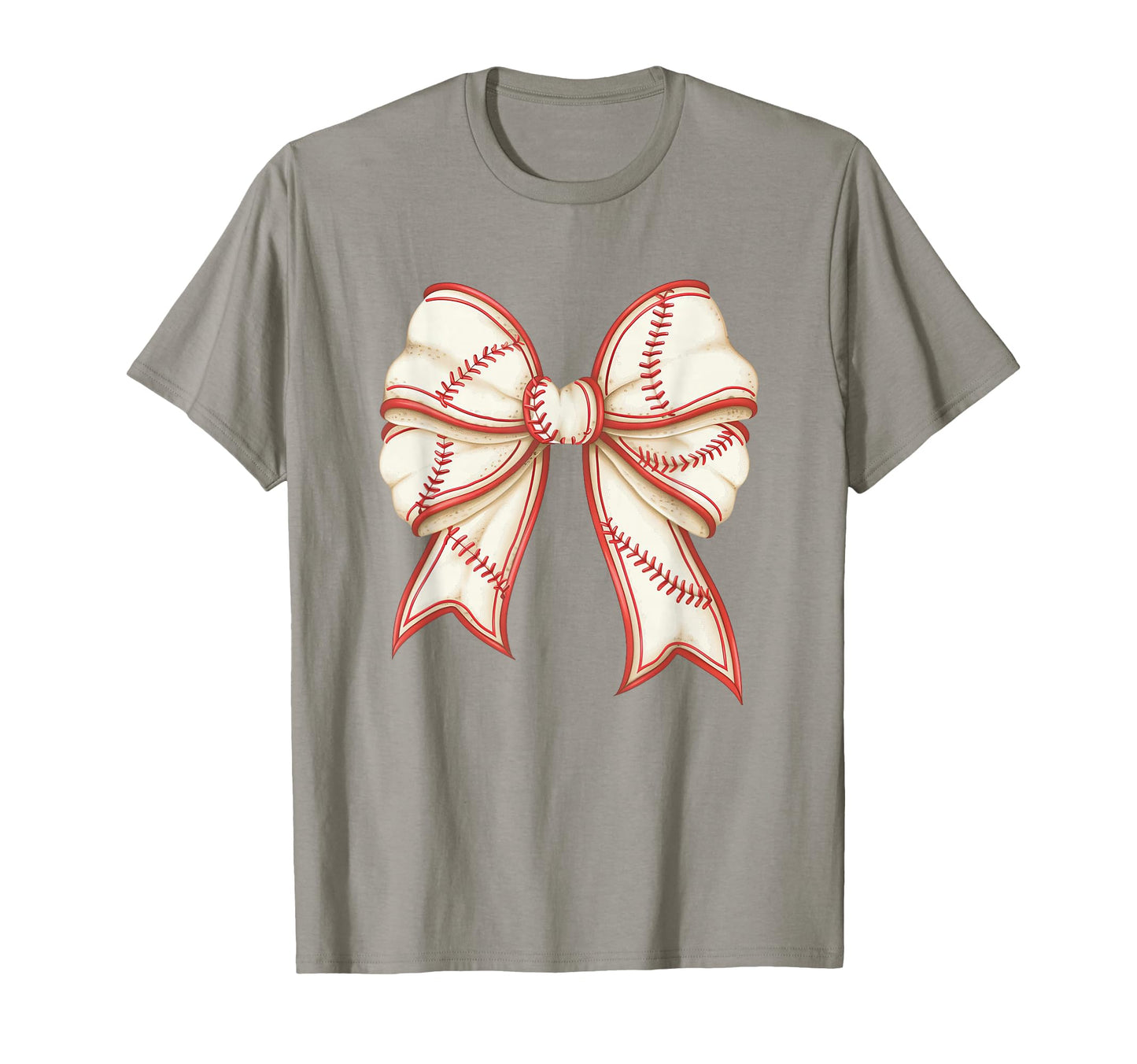 Coquette Bow Baseball Mama T-Shirt - Casual Everyday Wear Men Women - T-Shirt, Sweatshirt, Hoodie
