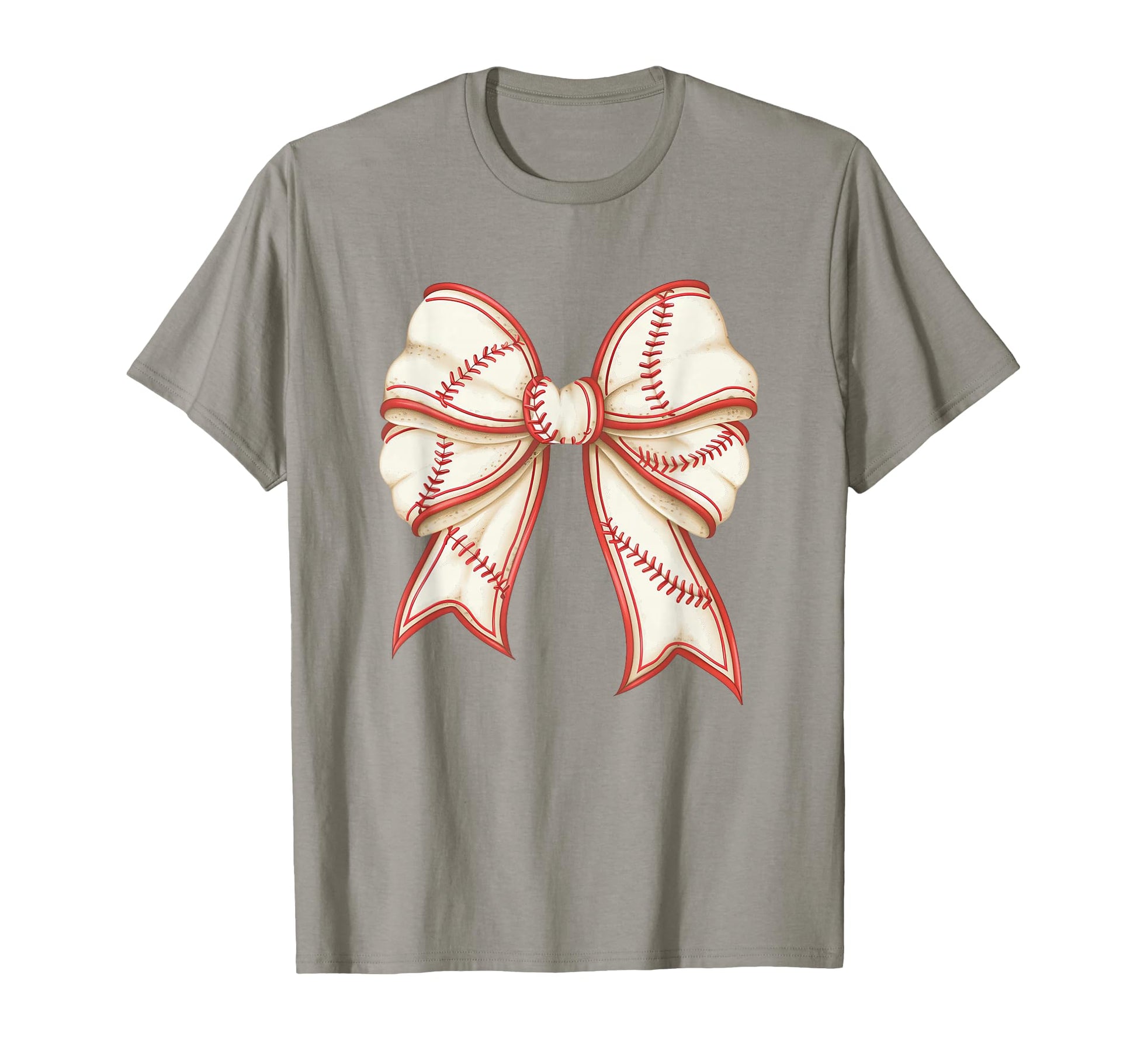 Coquette Bow Baseball Mama T-Shirt - Casual Everyday Wear Men Women - T-Shirt, Sweatshirt, Hoodie
