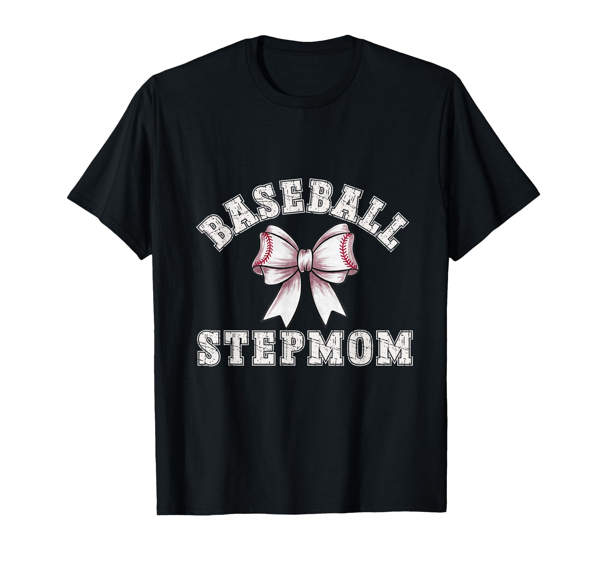 Coquette Baseball Stepmom Bow Game T-Shirt - Fun Novelty Design for Adults - T-Shirt, Sweatshirt, Hoodie