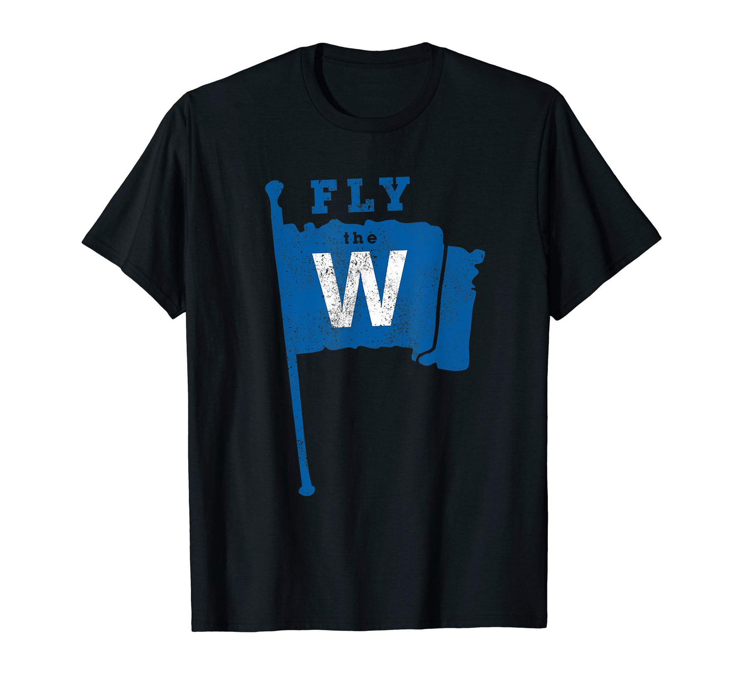 Fly W Chicago Baseball Winning Flag T-Shirt - Streetwear Style for Adults - T-Shirt, Sweatshirt, Hoodie