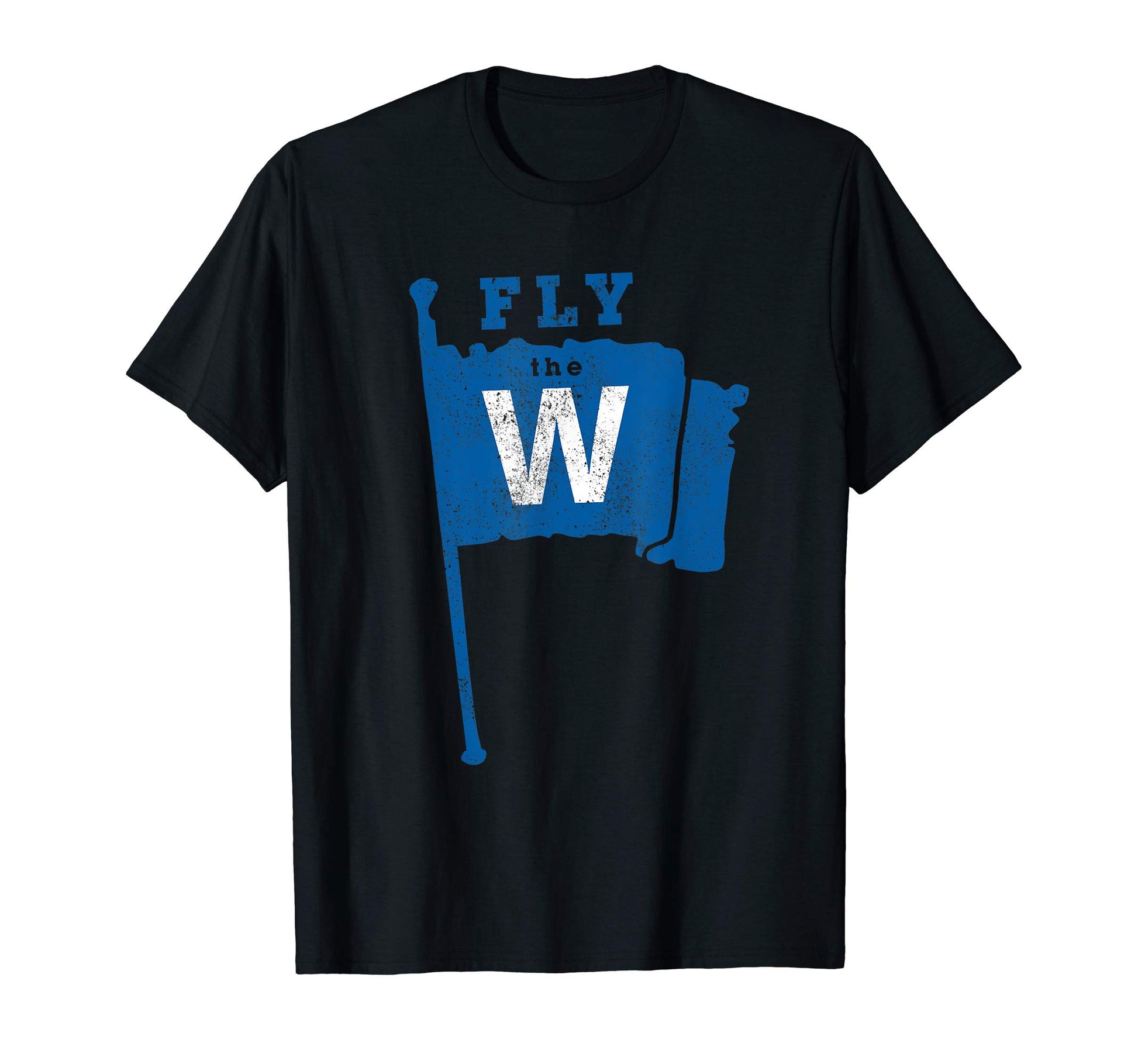 Fly W Chicago Baseball Winning Flag T-Shirt - Streetwear Style for Adults - T-Shirt, Sweatshirt, Hoodie