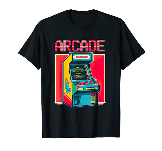 Arcade Game Video Game Gamers T-Shirt - Unique Graphic Men Women - T-Shirt, Sweatshirt, Hoodie