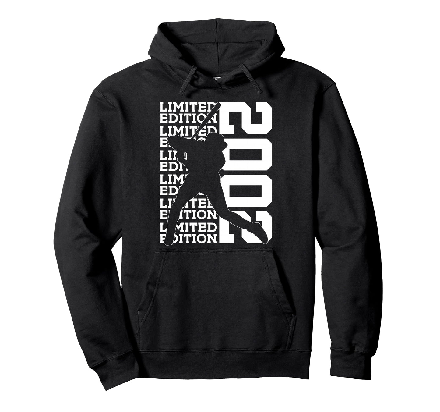 2002 Baseball 24Th Birthday Hoodie - Minimalist Print for Adults - T-Shirt, Sweatshirt, Hoodie
