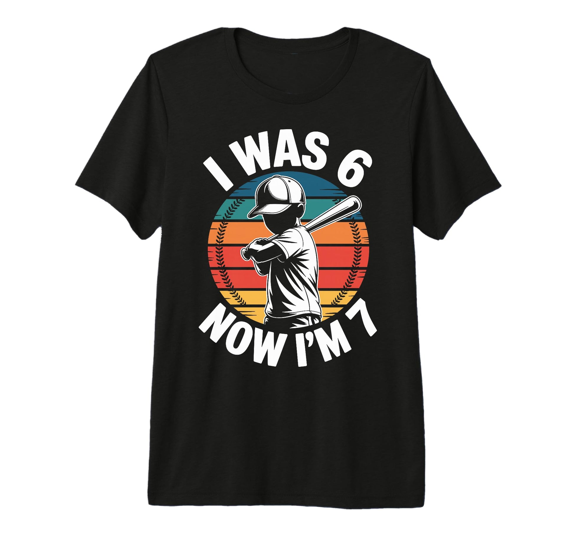I Was 6 Now Im 7 Birthday 67 Baseball T-Shirt - Aesthetic Graphic Unisex - T-Shirt, Sweatshirt, Hoodie