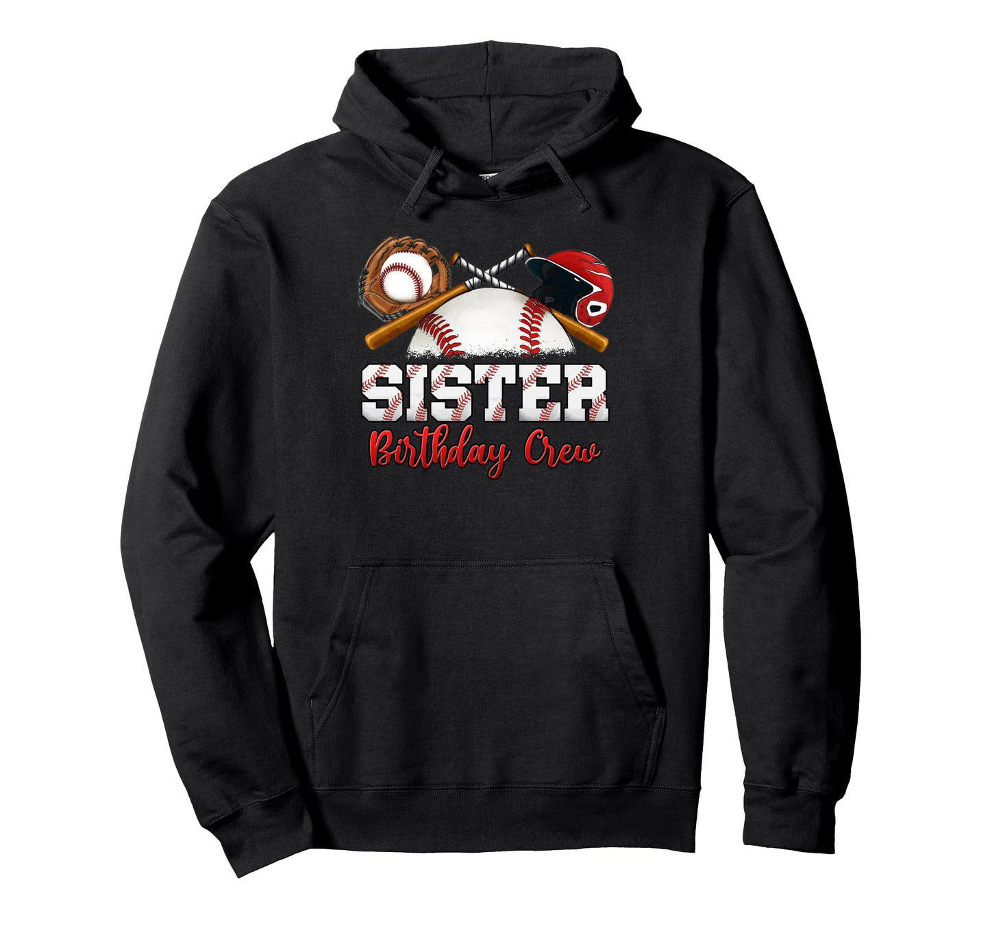 Baseball Birthday Party Sports Hoodie - Aesthetic Graphic for Adults - T-Shirt, Sweatshirt, Hoodie