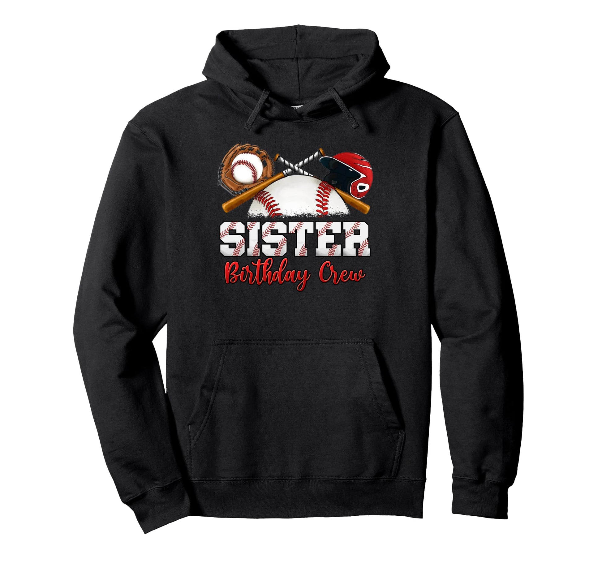 Baseball Birthday Party Sports Hoodie - Aesthetic Graphic for Adults - T-Shirt, Sweatshirt, Hoodie
