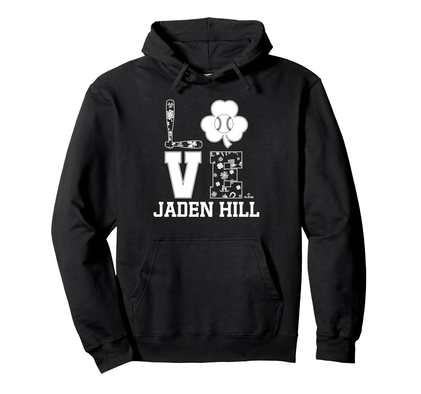 St Patricks Day Love Floral Jaden Hill Hoodie - Aesthetic Graphic Unisex - T-Shirt, Sweatshirt, Hoodie