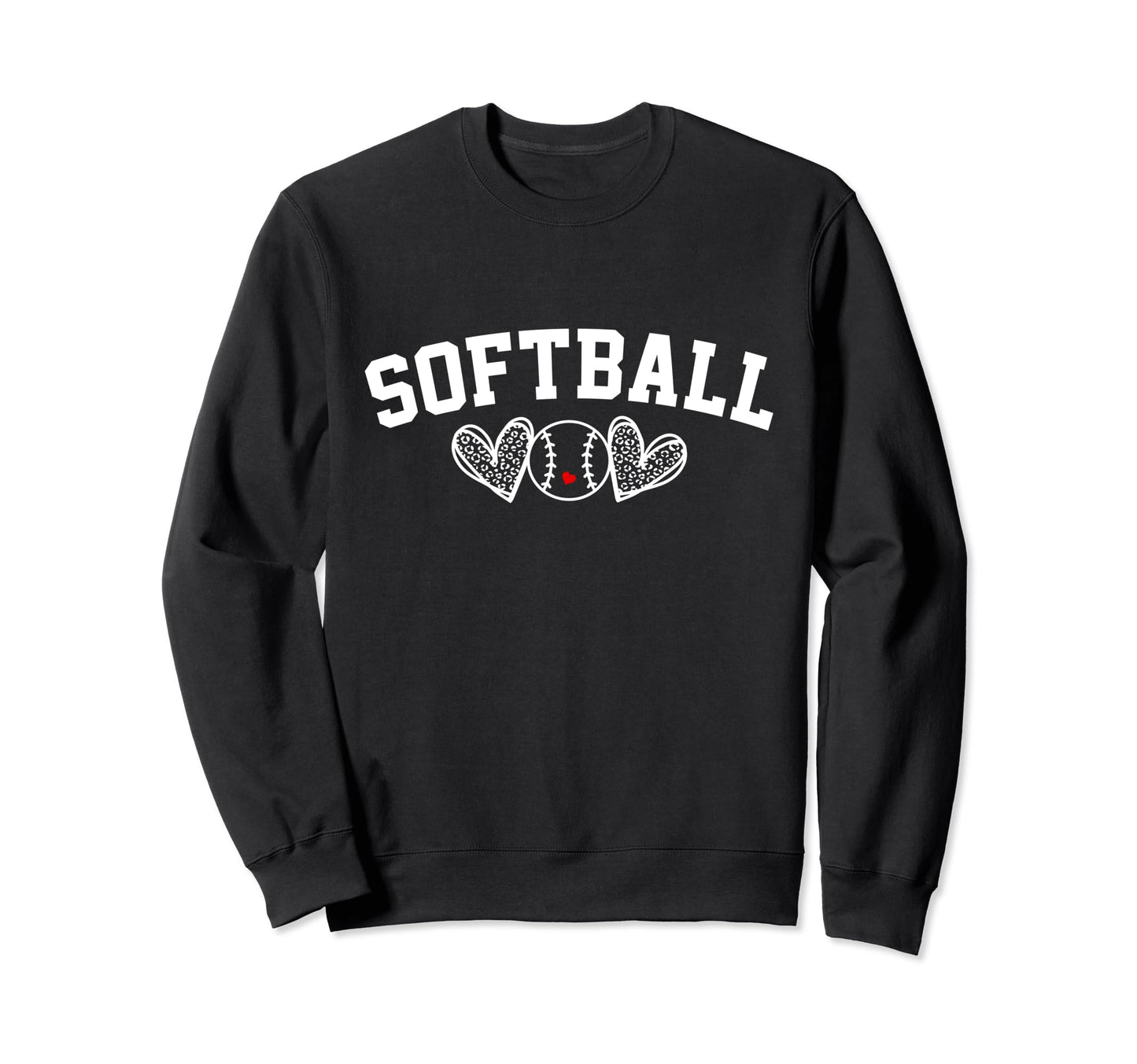 Softball Mom Baseball Love Sweatshirt - Casual Everyday Wear for Adults - T-Shirt, Sweatshirt, Hoodie