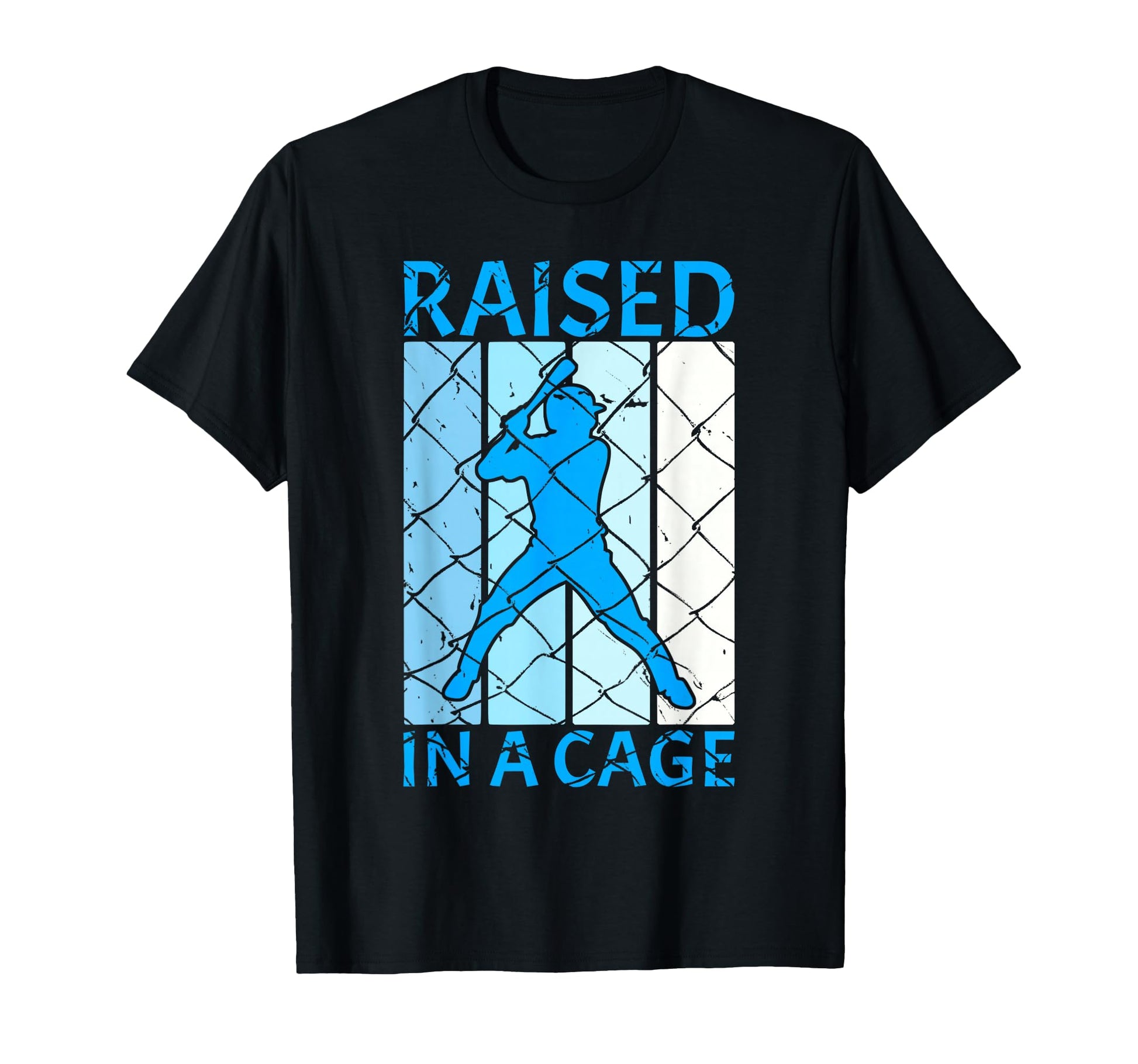 Raised Cage Funny Baseball T-Shirt - Casual Everyday Wear for Adults - T-Shirt, Sweatshirt, Hoodie
