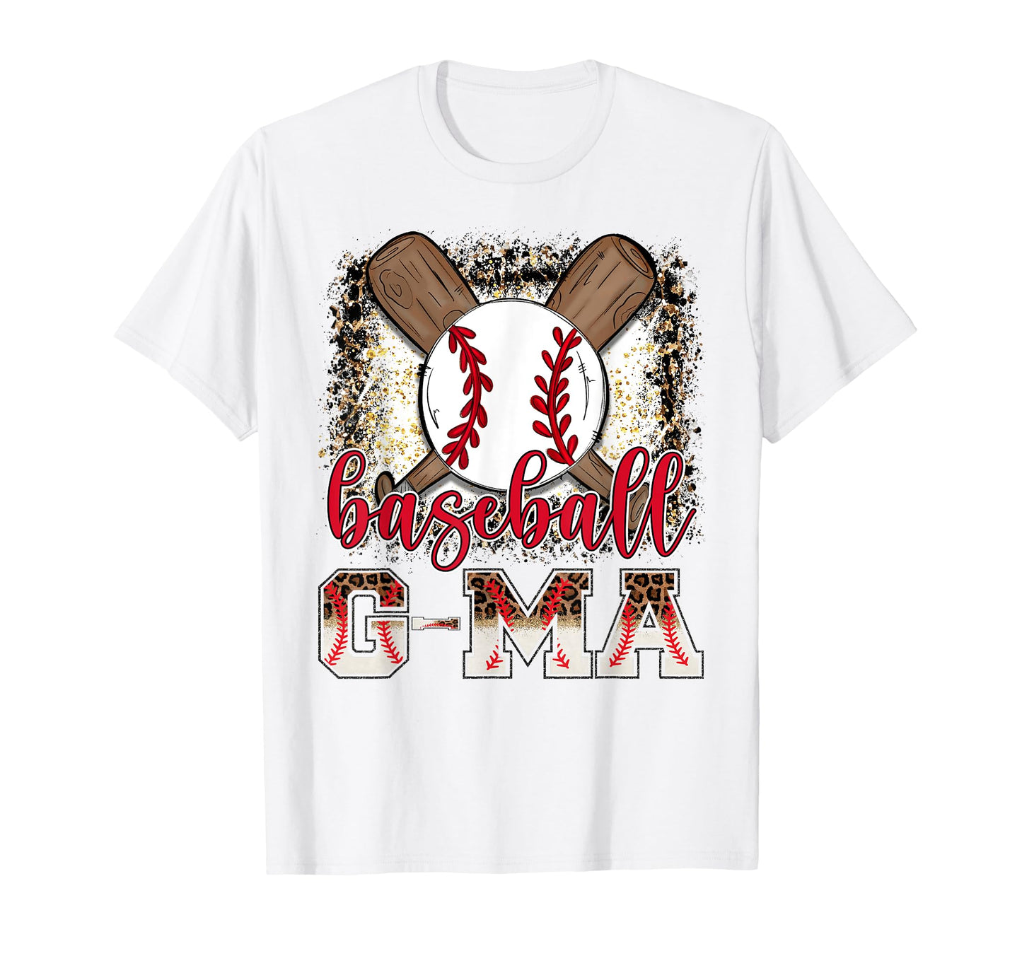 Baseball G Ma Leopard Proud Ball G Ma T-Shirt - Novelty Apparel Unisex - T-Shirt, Sweatshirt, Hoodie