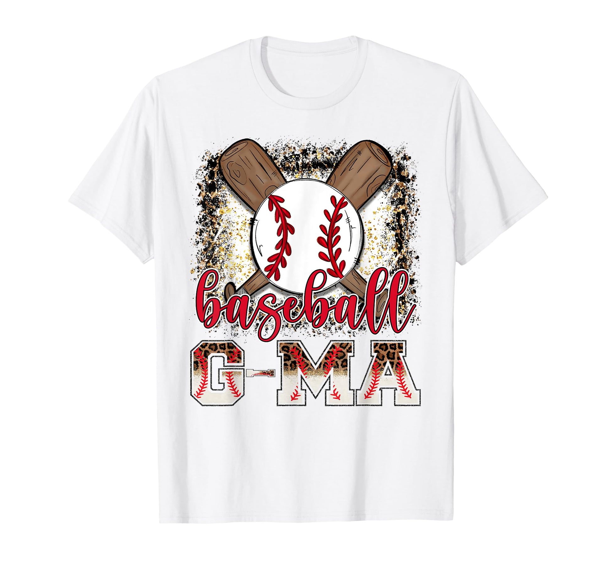 Baseball G Ma Leopard Proud Ball G Ma T-Shirt - Novelty Apparel Unisex - T-Shirt, Sweatshirt, Hoodie