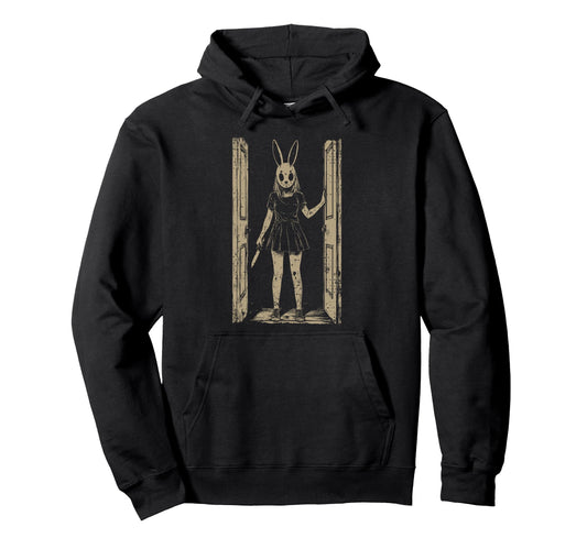 Anime Horror Bunny Aesthetic Soft Grunge Hoodie - Trendy Graphic Unisex - T-Shirt, Sweatshirt, Hoodie