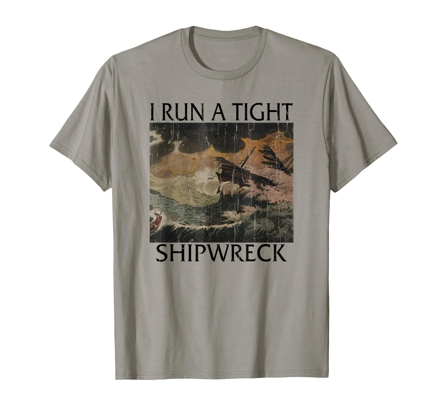 I Run Tight Shipwreck Homeschool Mom Mom T-Shirt - Graphic Print Unisex - T-Shirt, Sweatshirt, Hoodie