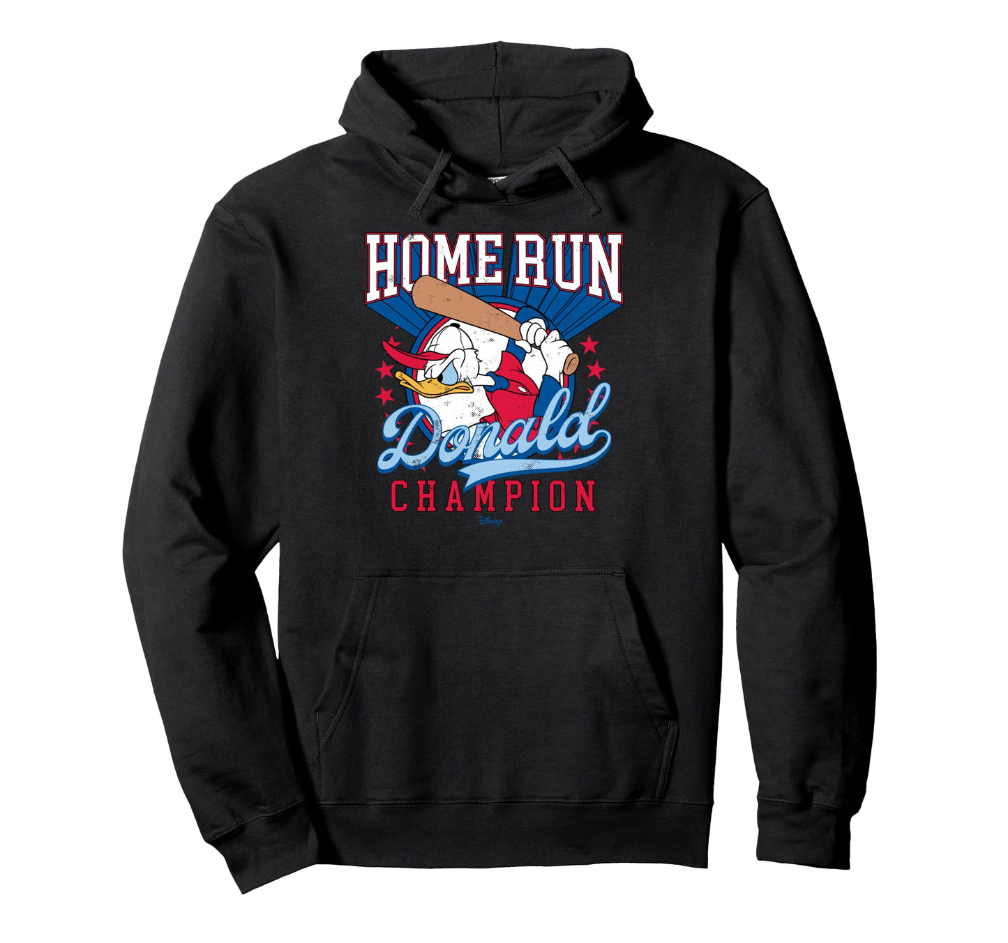 Home Run Donald Us Champion Red White Hoodie - Graphic Print for Adults - T-Shirt, Sweatshirt, Hoodie