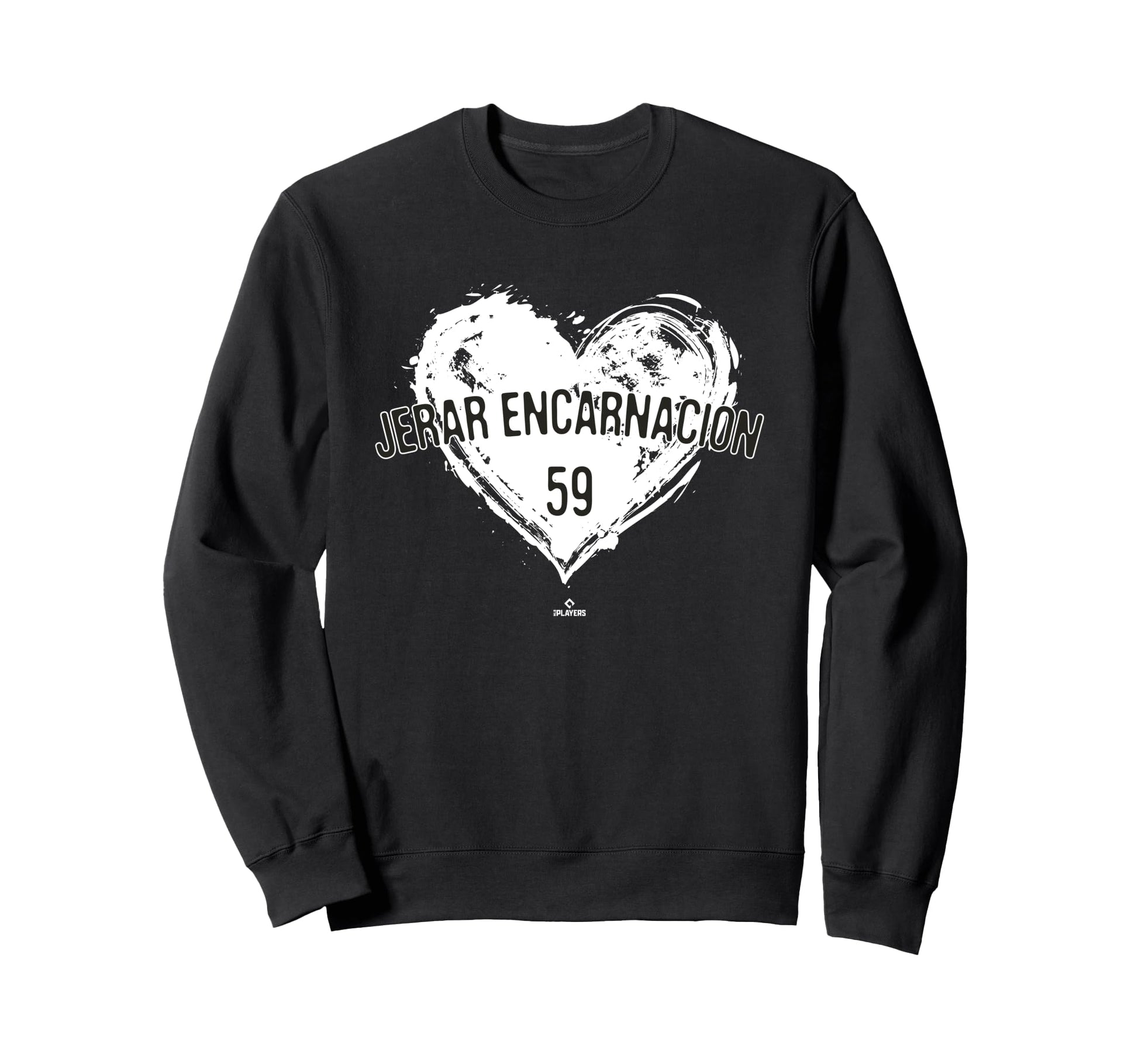 Distressed Heart Jerar Encarnacion San Sweatshirt - Graphic Print Unisex - T-Shirt, Sweatshirt, Hoodie